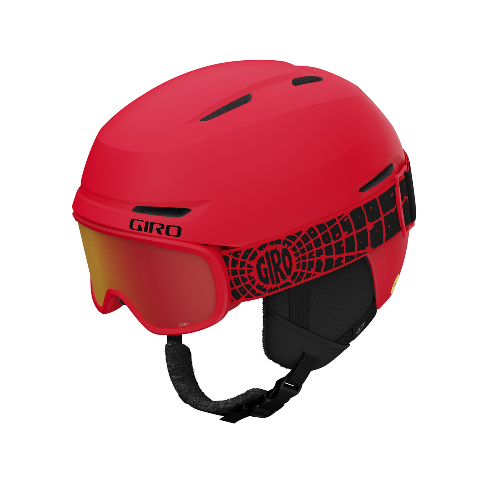 Giro Spur Flash Combo Unisex, rot, Grösse: S