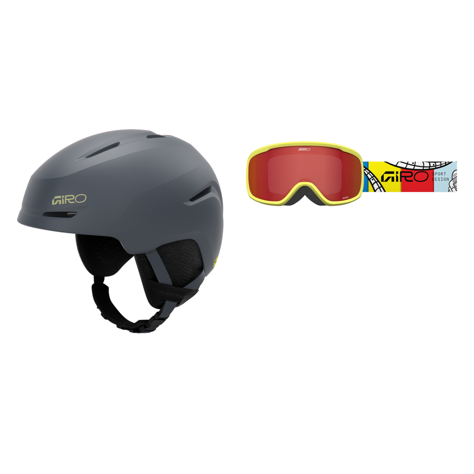 Giro Spur Combo Pack Unisex, grau, Grösse: S