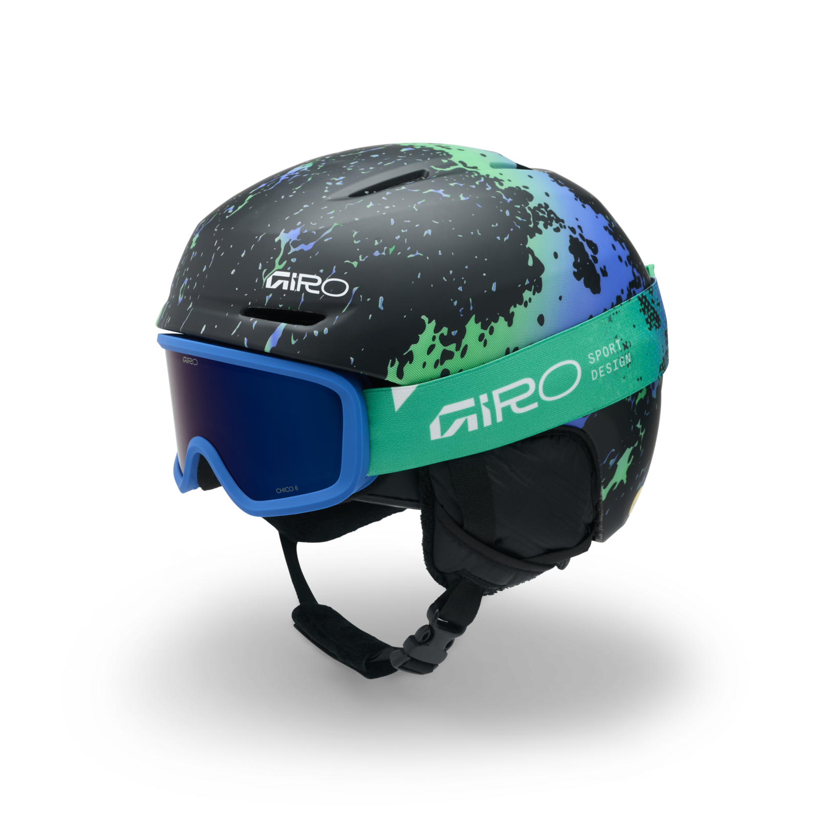 Giro Spur Combo Pack unisex, blau, Grösse: XS