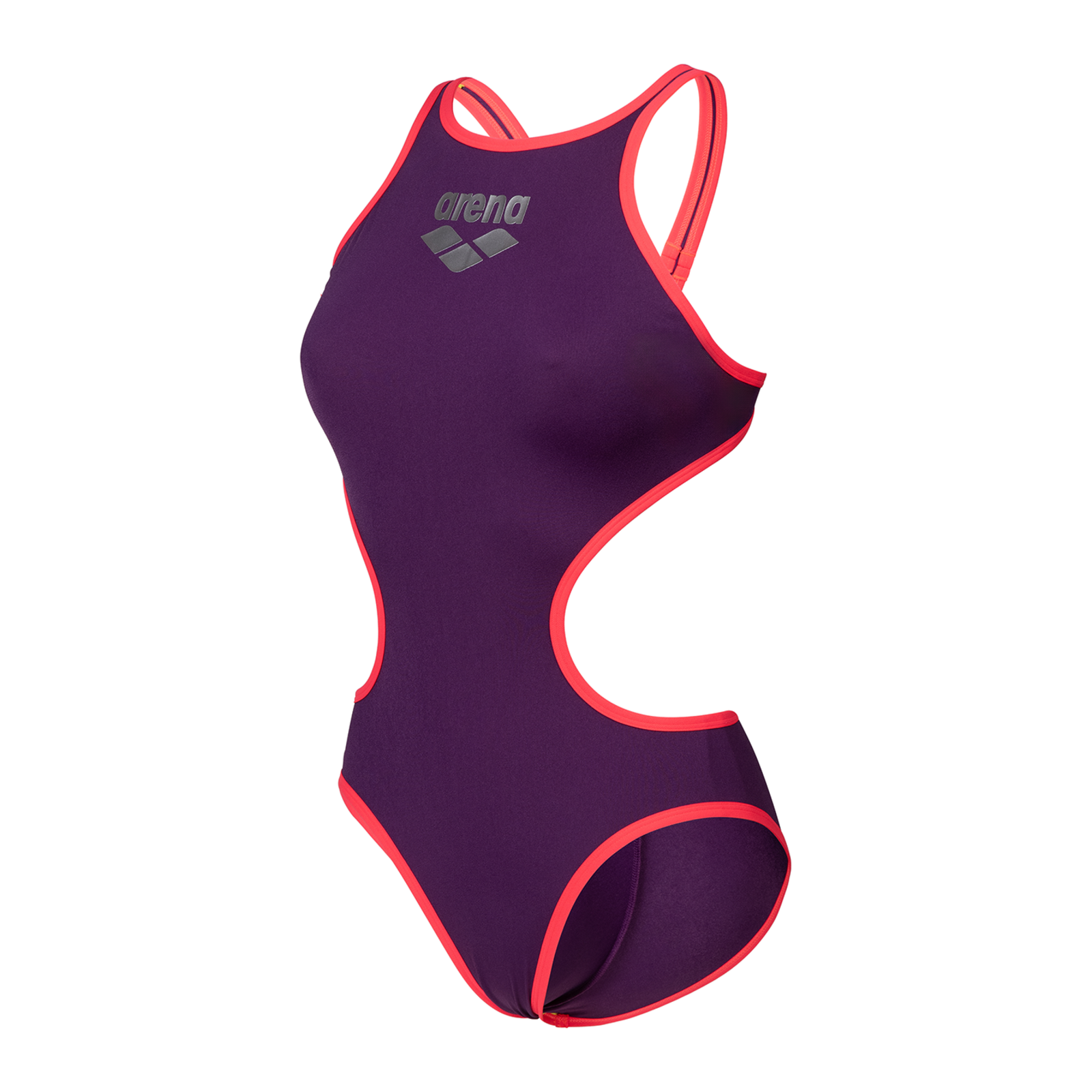 Arena W Arena One Biglogo One Piece Badeanzug Damen, violett, Grösse: D 34