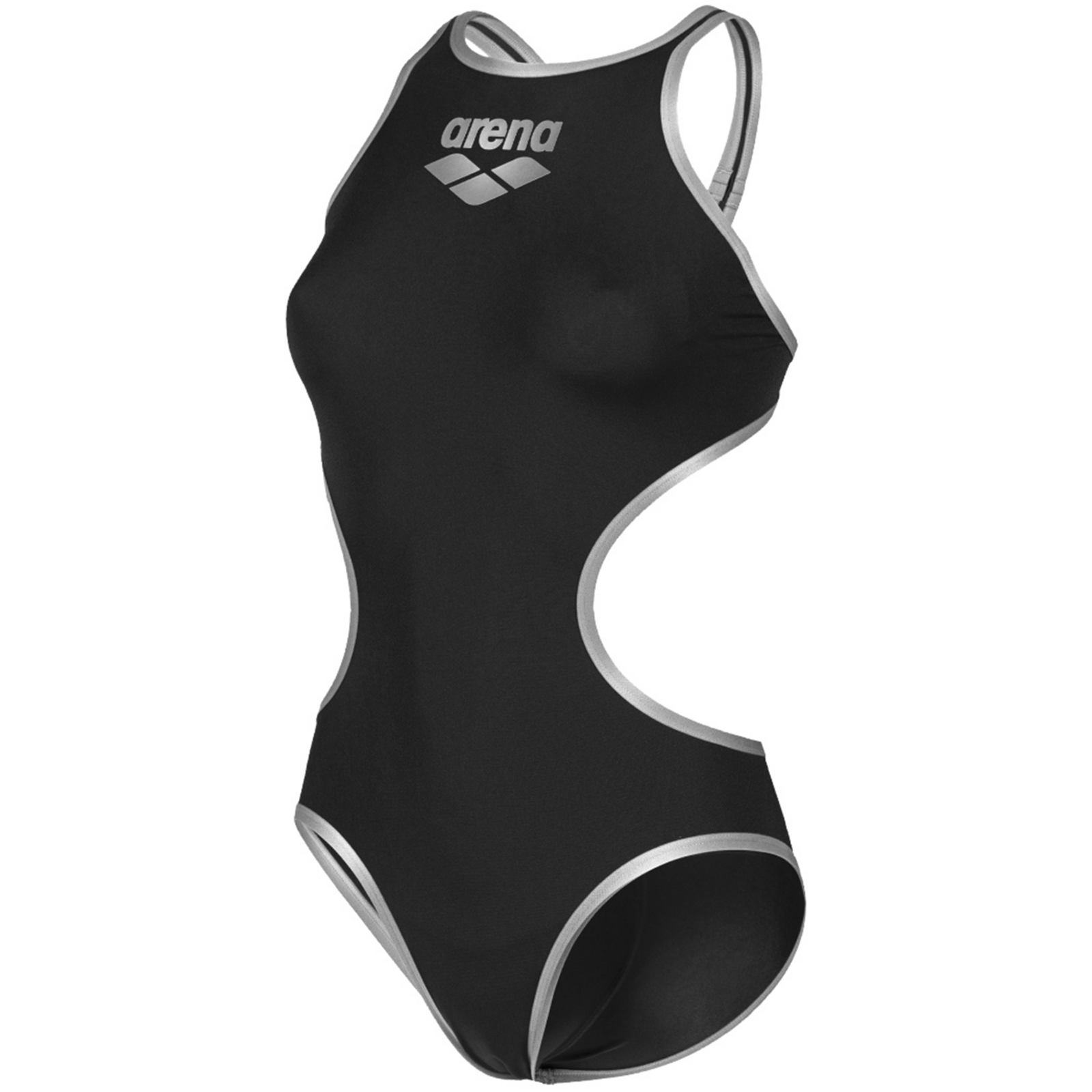 Arena W Arena One Biglogo One Piece Badeanzug Damen, schwarz, Grösse: D 34