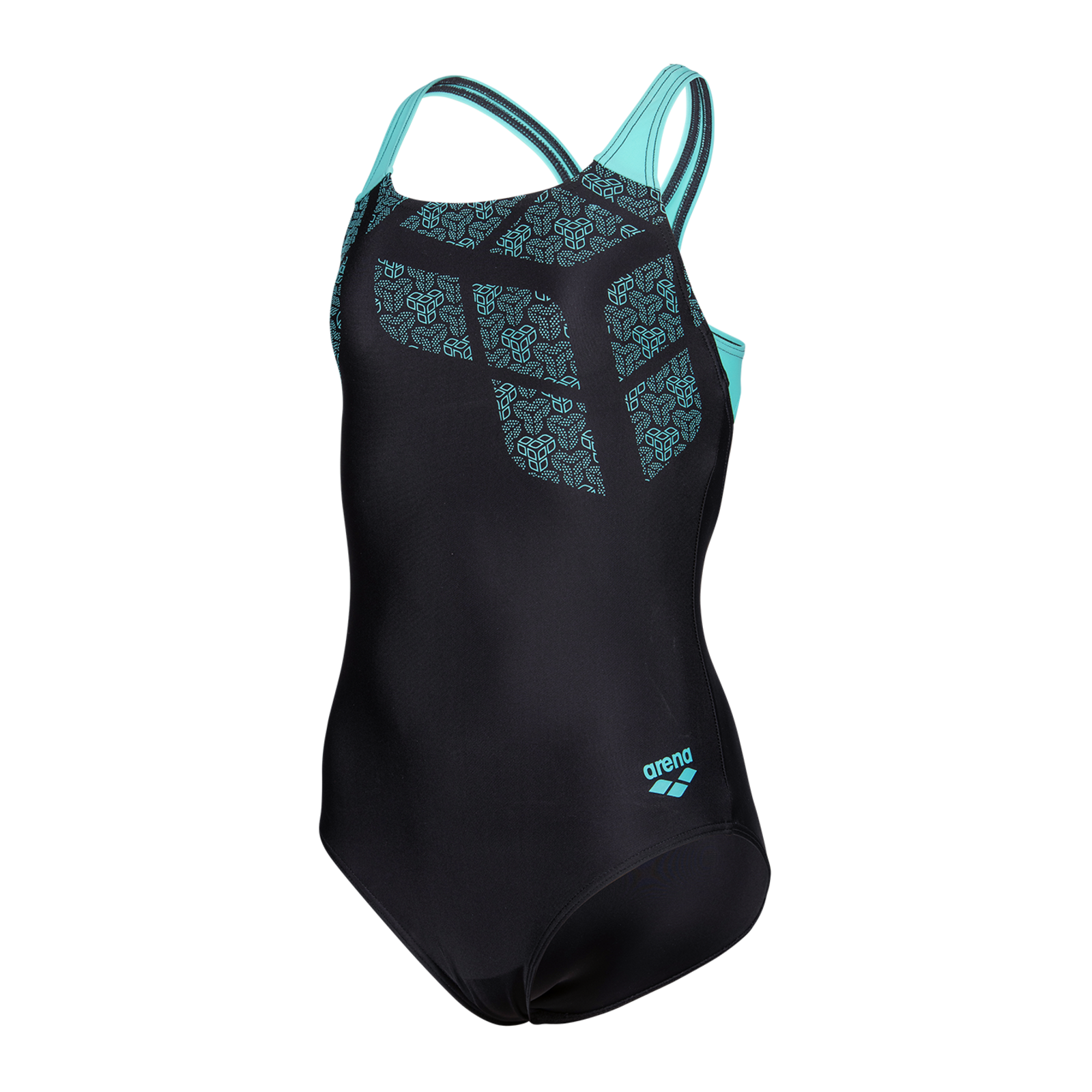 Arena G Arena Kikko Swimsuit Swim Pro Back Badeanzug Mädchen, schwarz, Grösse: 164