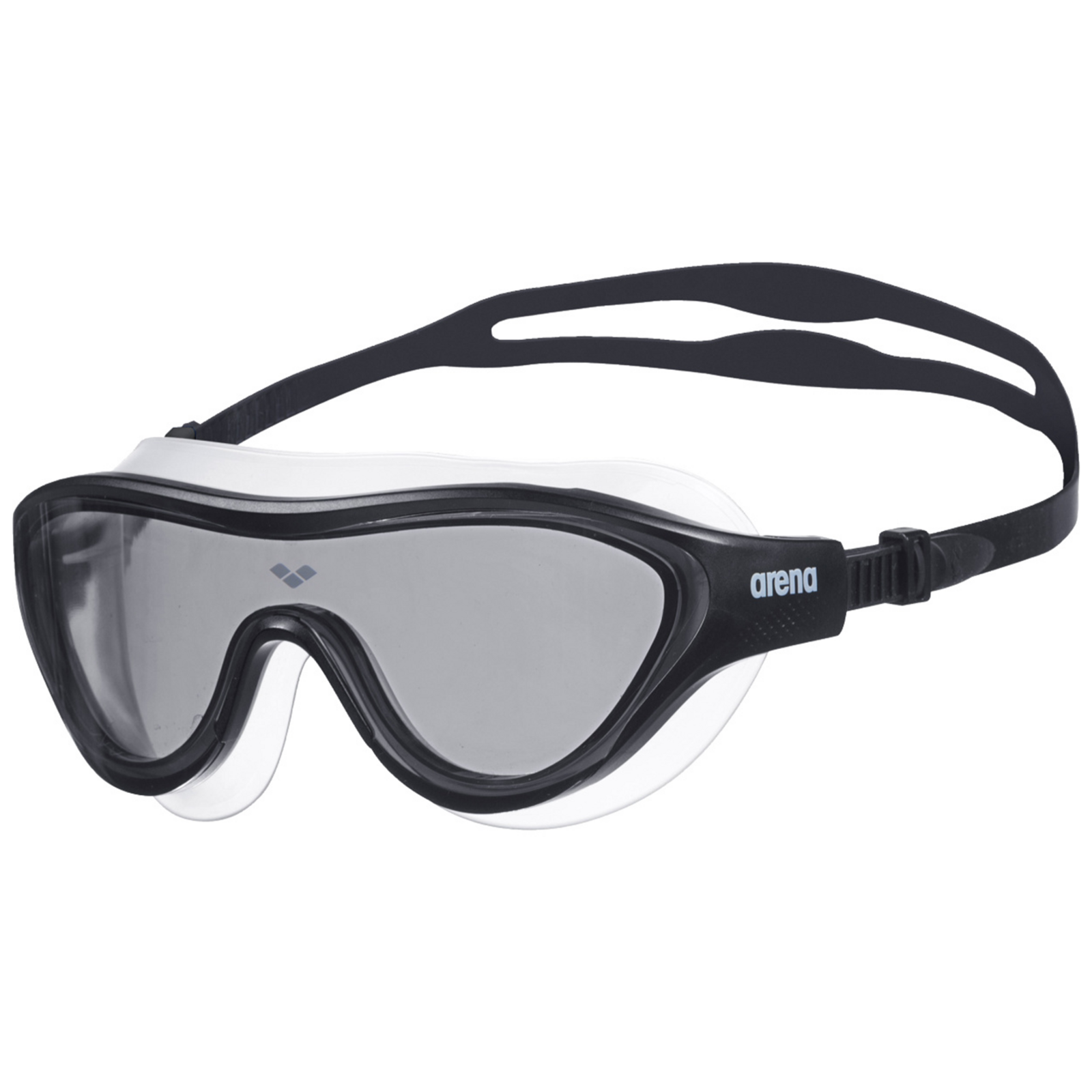 Image of Arena The One Mask Schwimmbrille schwarz, Harte GläserUnverspiegelte Gläser