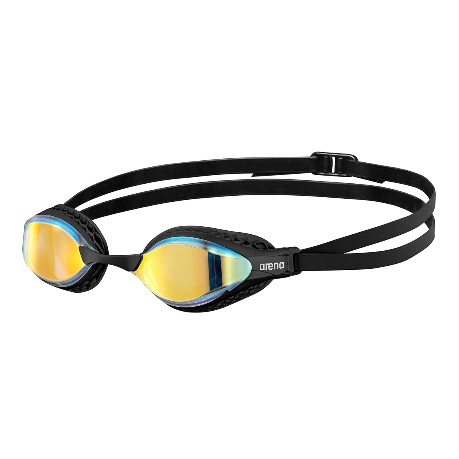 Image of Arena Air-Speed Mirror Schwimmbrille schwarz, Harte GläserVerspiegelte Gläser