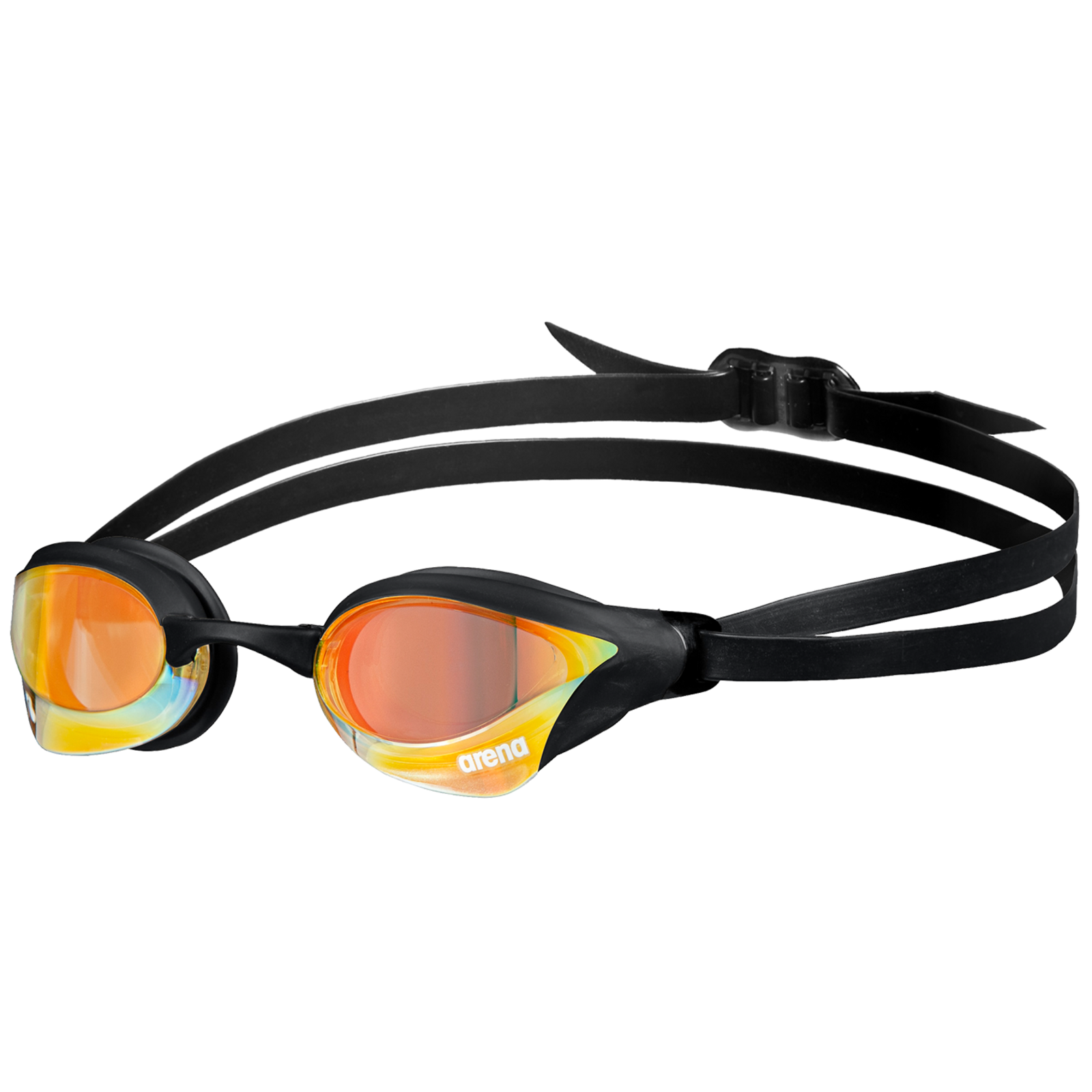Image of Arena Cobra Core Swipe Mirror Schwimmbrille schwarz, Harte GläserVerspiegelte Gläser