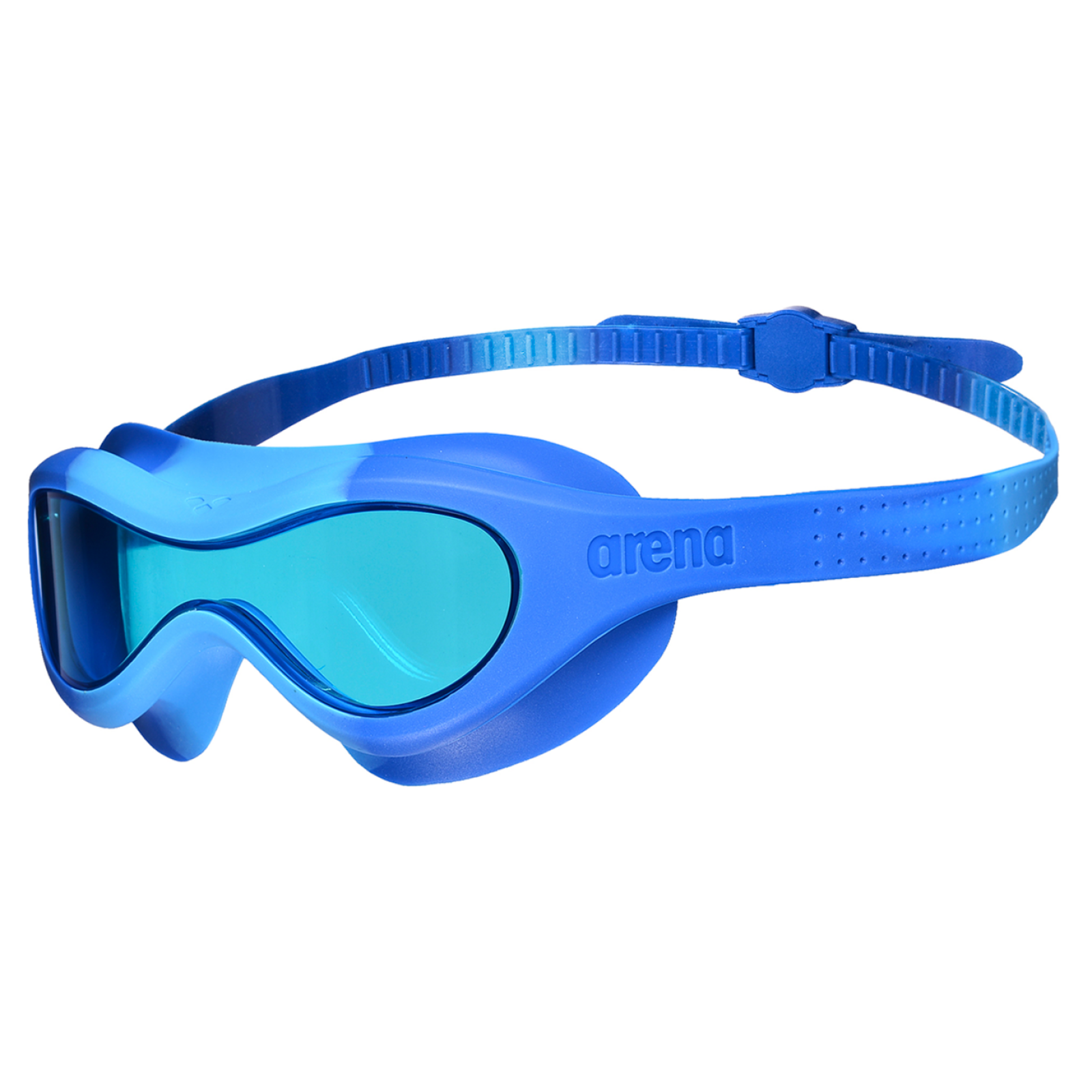 Image of Arena Kids Spider Mask Schwimmbrille blau, Harte GläserUnverspiegelte Gläser