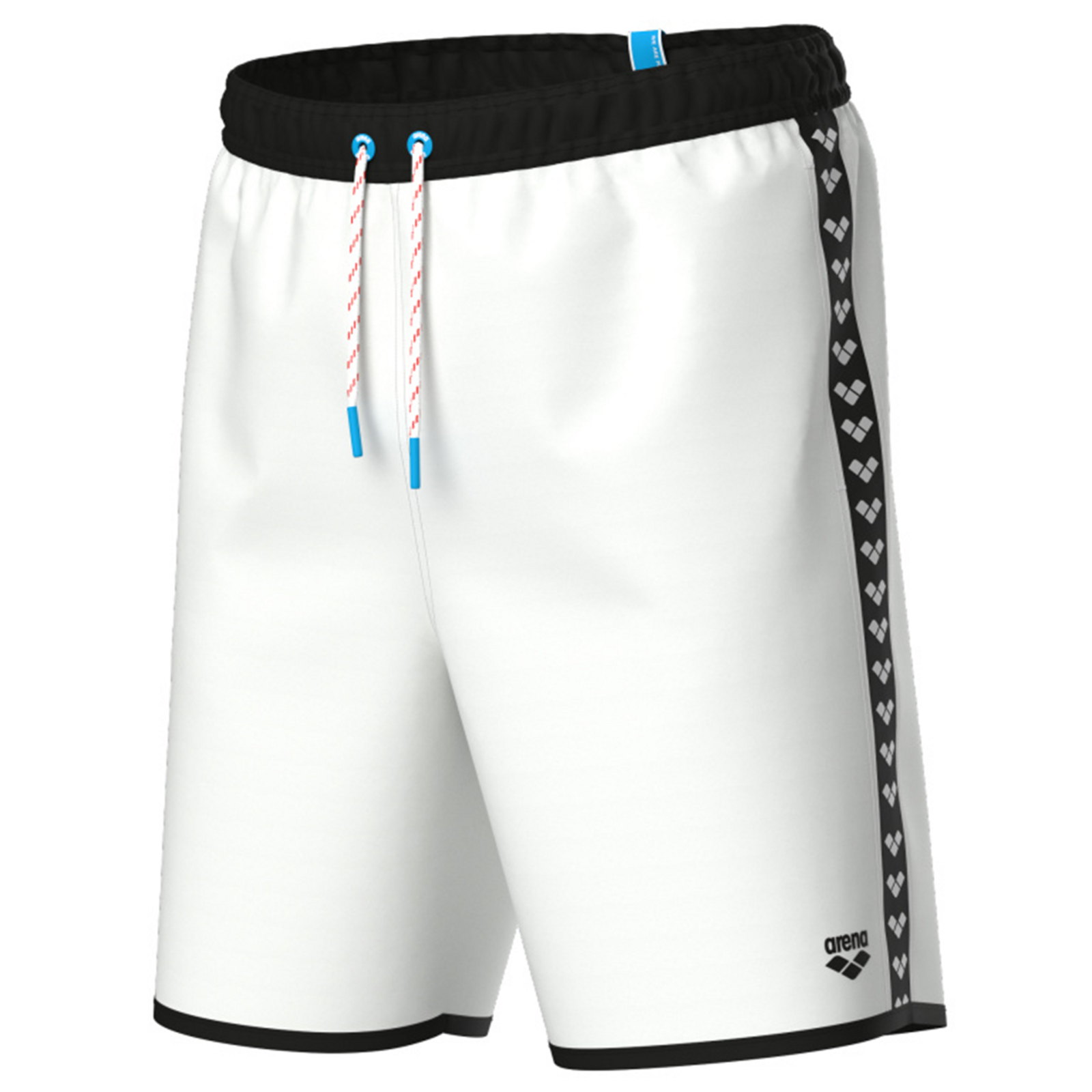 Arena Icons Team Stripe Unisex Bermuda Herren, weiss, Grösse: M