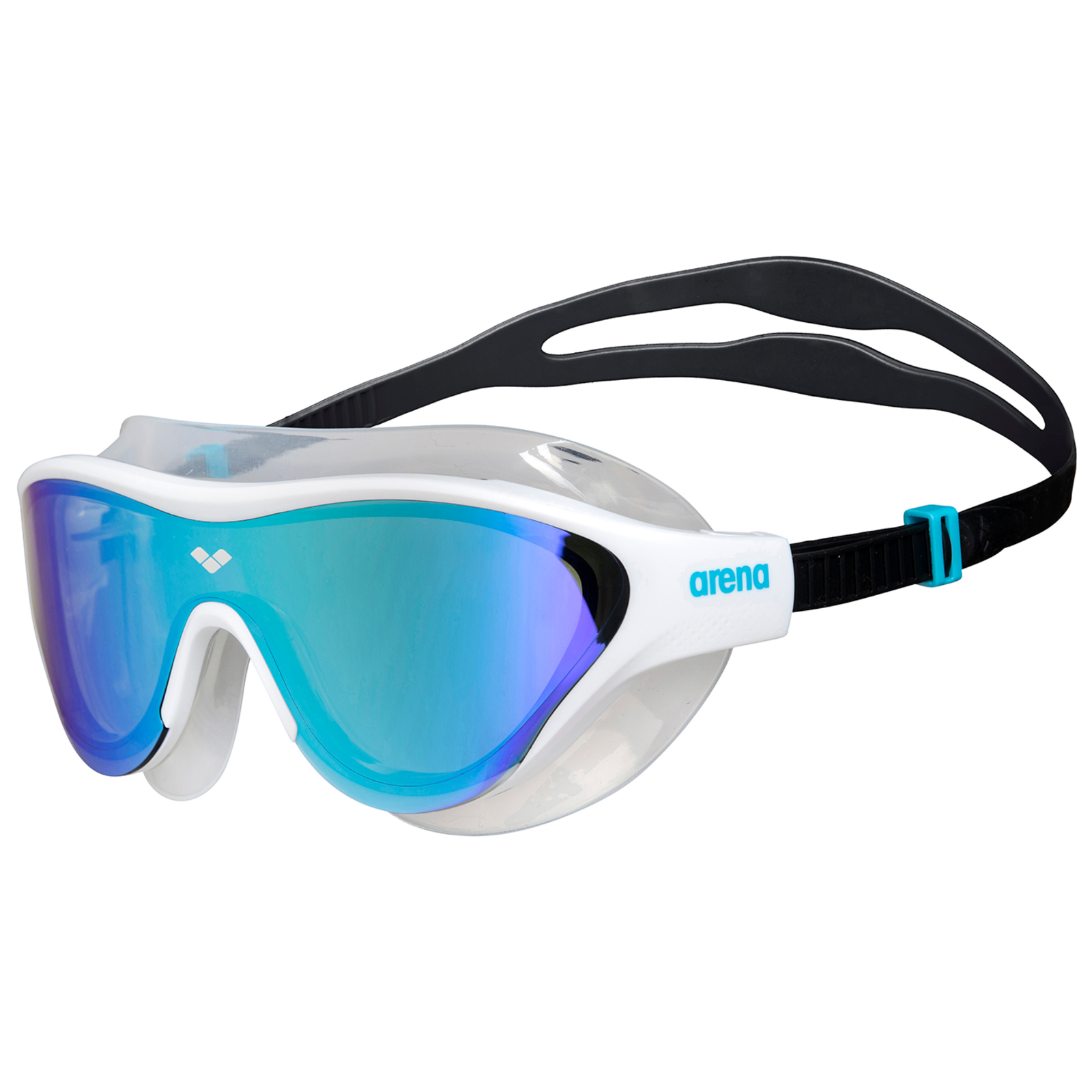Image of Arena The One Mask Mirror Schwimmbrille blau, Harte GläserVerspiegelte Gläser