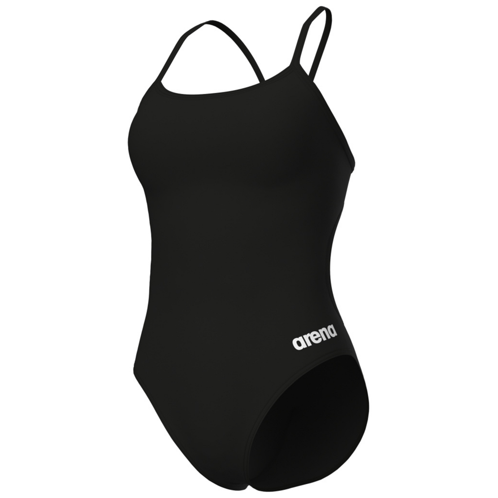 Image of Arena Swimsuit Lace Back Solid Badeanzug Damen, schwarz, Grösse: D 30