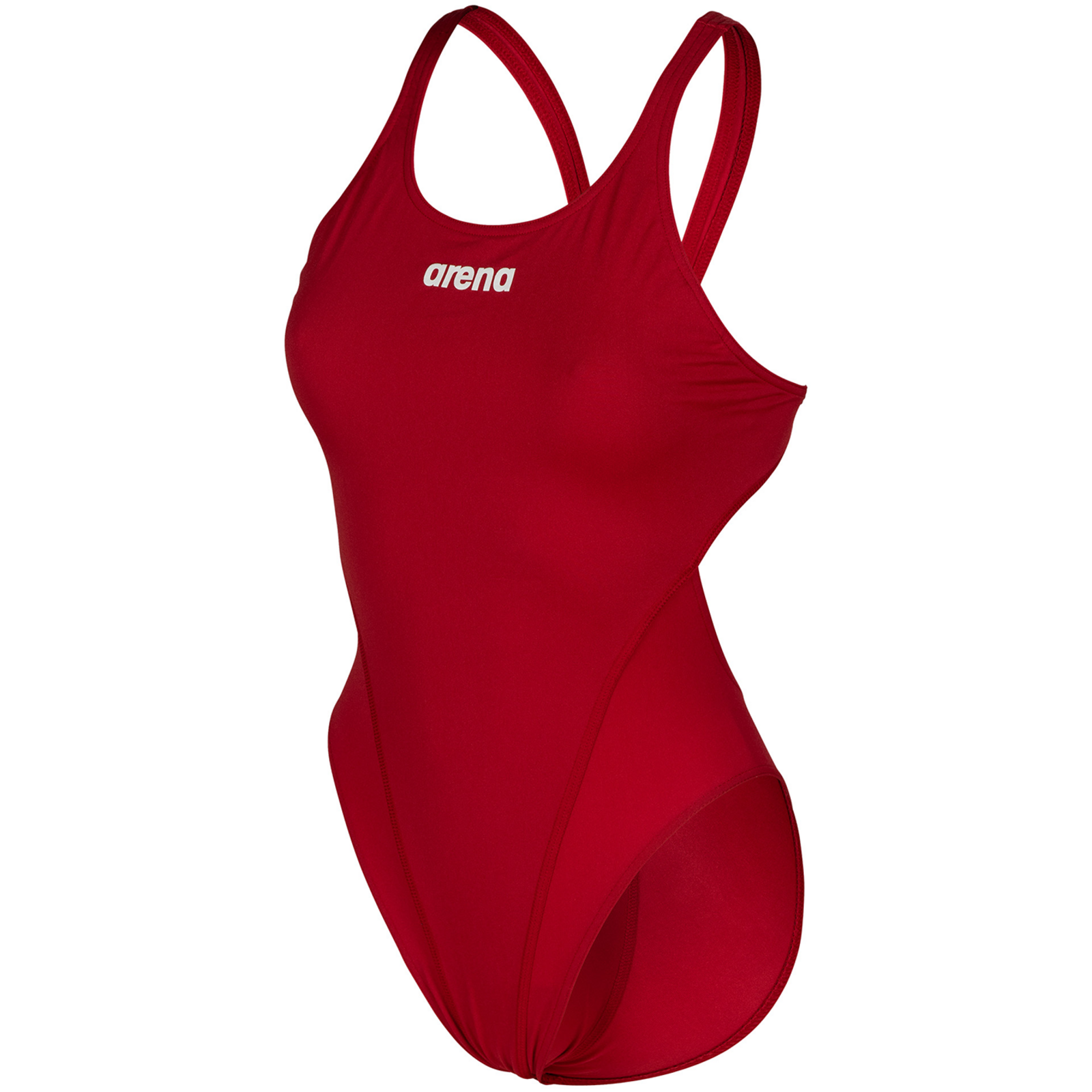 Arena Team Swimsuit Swim Tech Solid Badeanzug Damen, rot, Grösse: D 42
