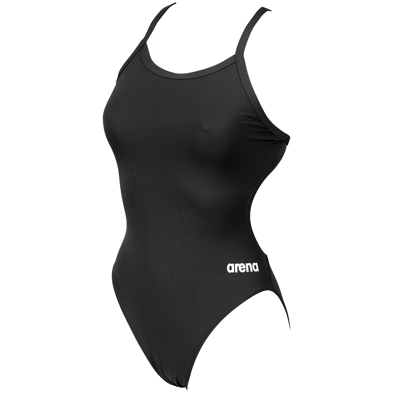 Image of Arena Team Swimsuit Challenge Solid Badeanzug Damen, schwarz, Grösse: D 30