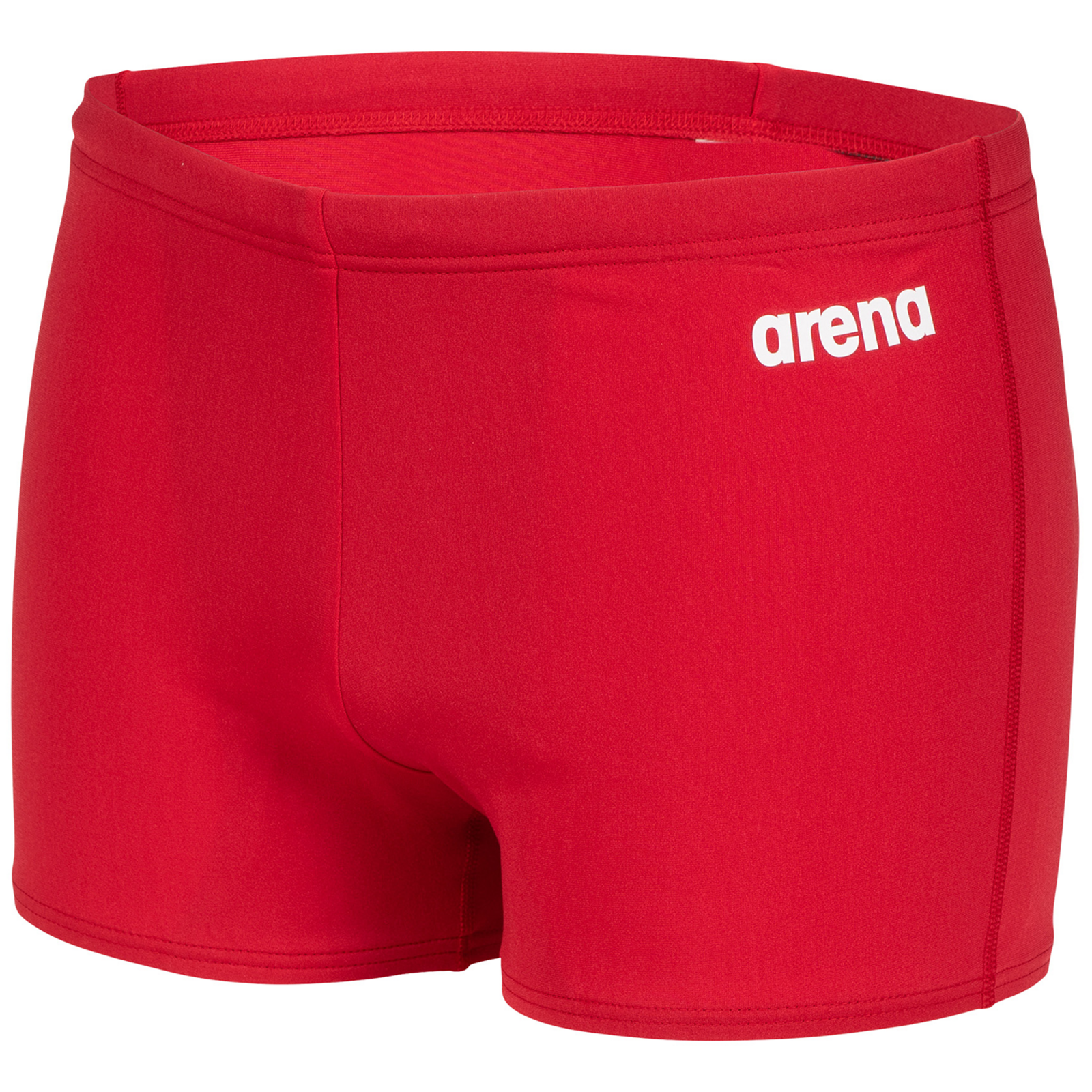 Arena Team Swim Short Solid Jungen, rot, Grösse: 140