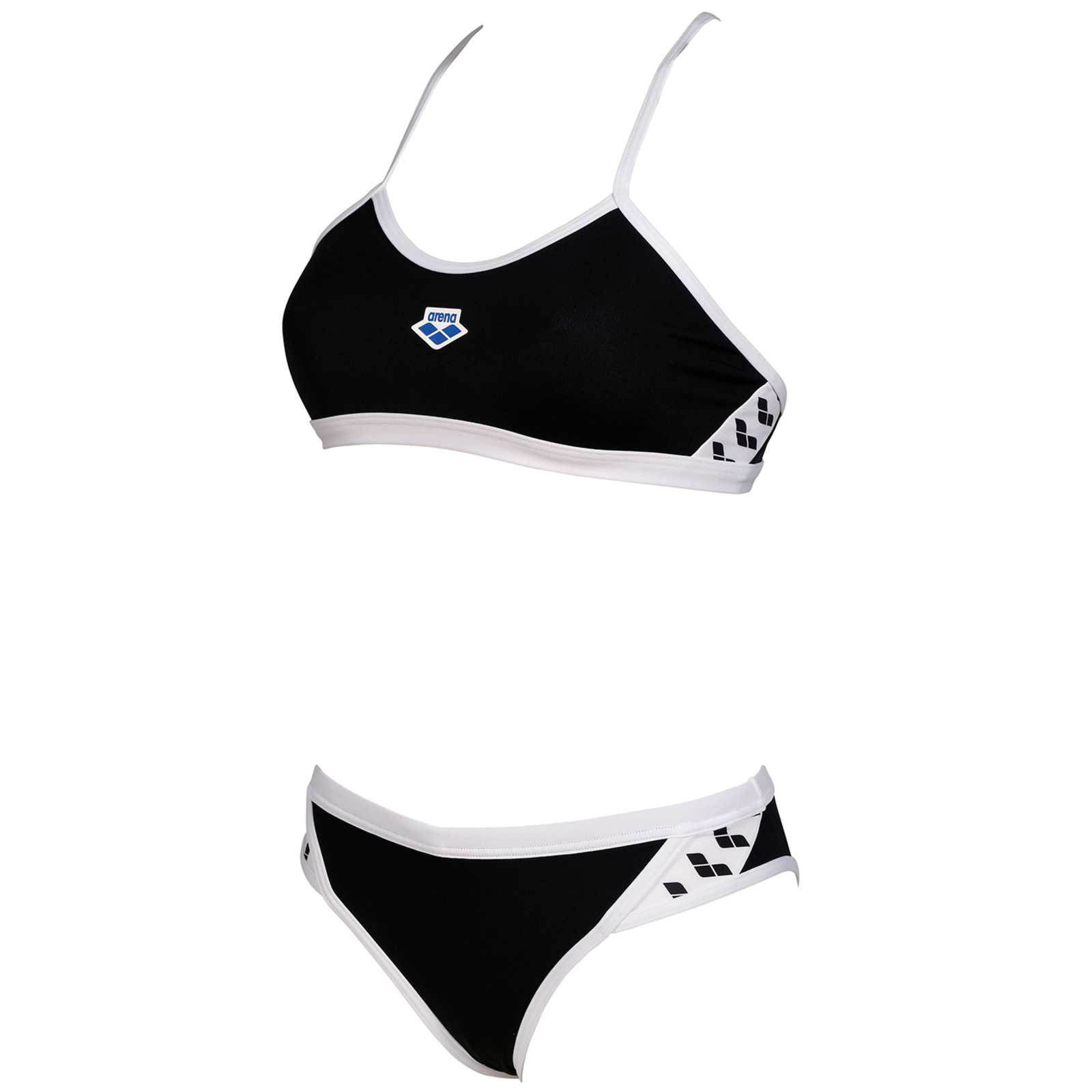 Arena Arena Icons Bikini Cross Back Solid Bikini Damen, schwarz, Grösse: D 34