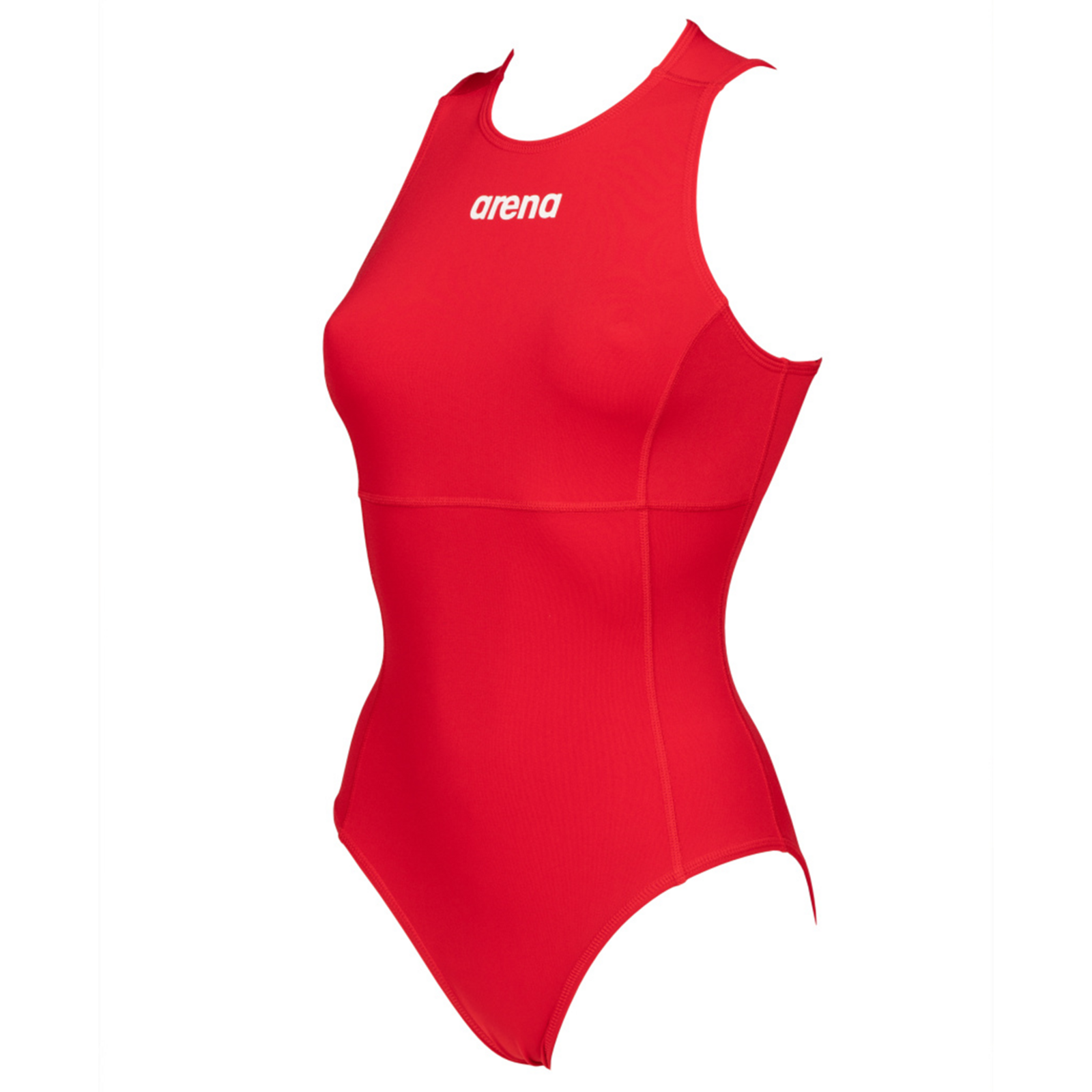 Arena Team Swimsuit Waterpolo Solid Badeanzug Damen, rot, Grösse: D 46