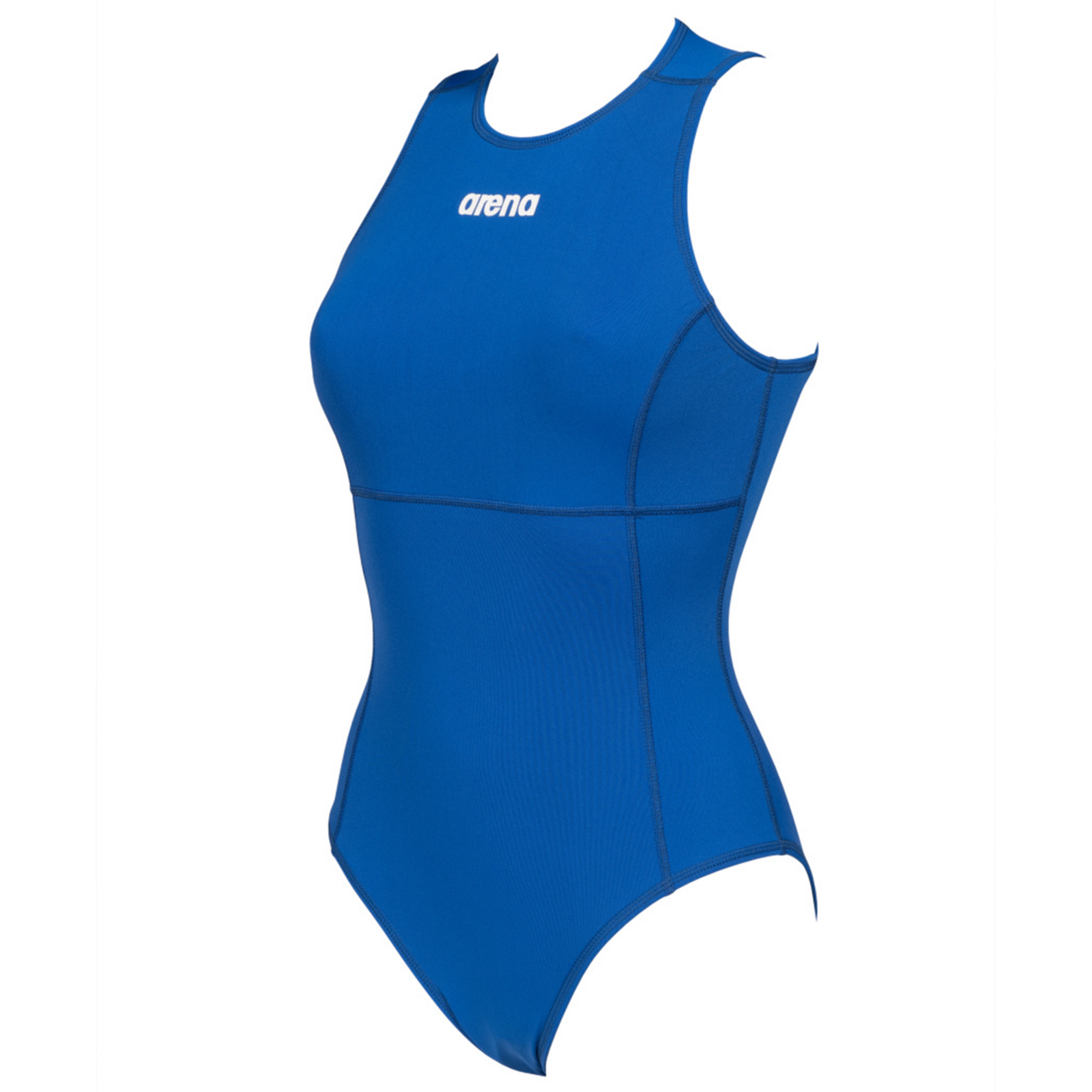 Arena Team Swimsuit Waterpolo Solid Badeanzug Damen, blau, Grösse: D 32