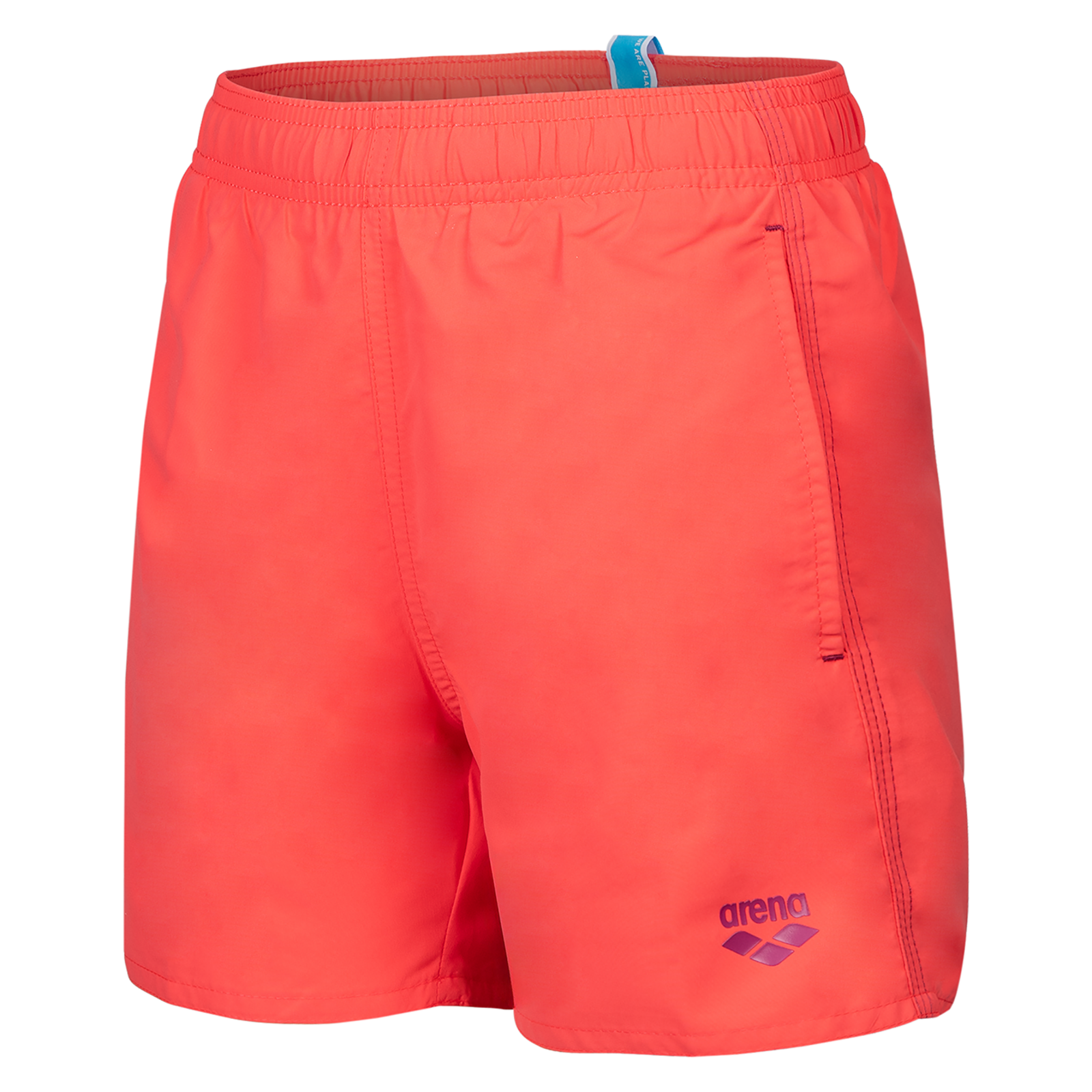 Arena Beach Boxer Solid R Jungen, rot, Grösse: 164