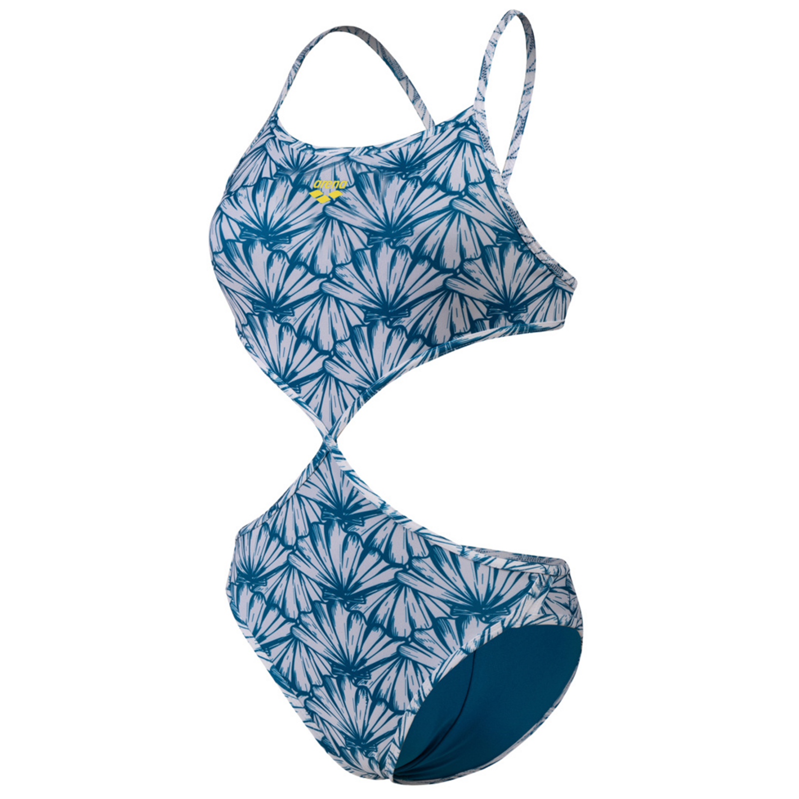 Arena Rule Breaker Swimsuit Twist'N'Mix R Badeanzug Damen, blau, Grösse: L