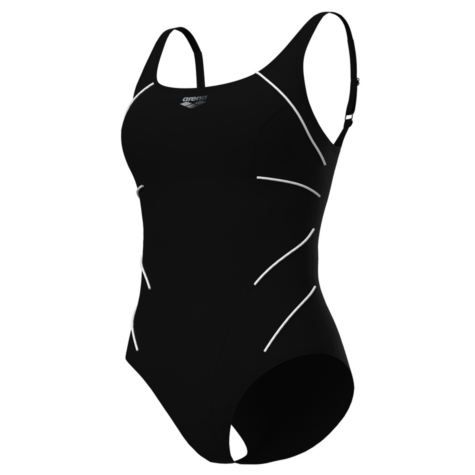Arena Bodylift Jewel One Piece R Badeanzug Damen, schwarz, Grösse: D 46