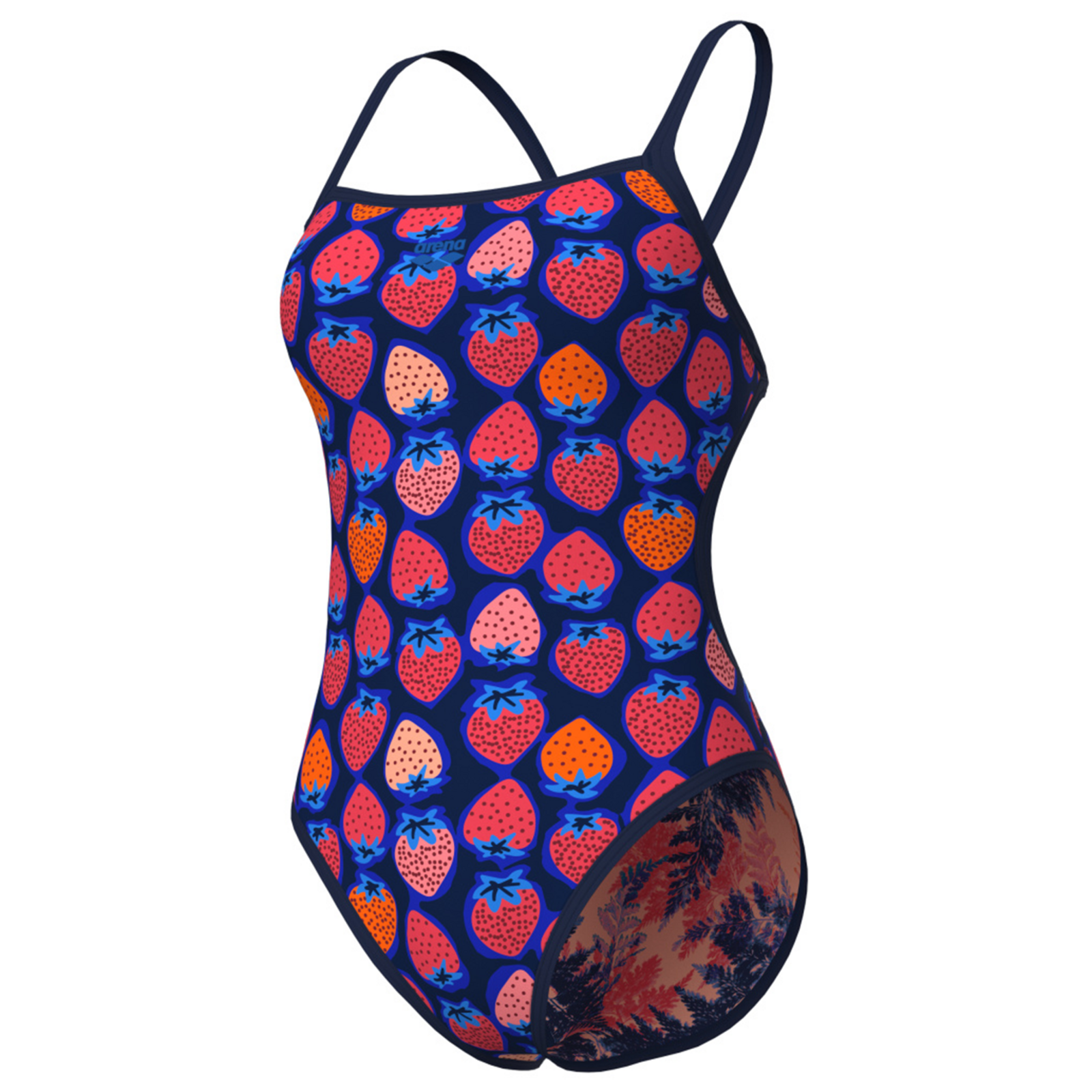 Arena W Arena Reversible Swimsuit Challenge Back Badeanzug Damen, mehrfarbig, Grösse: D 42