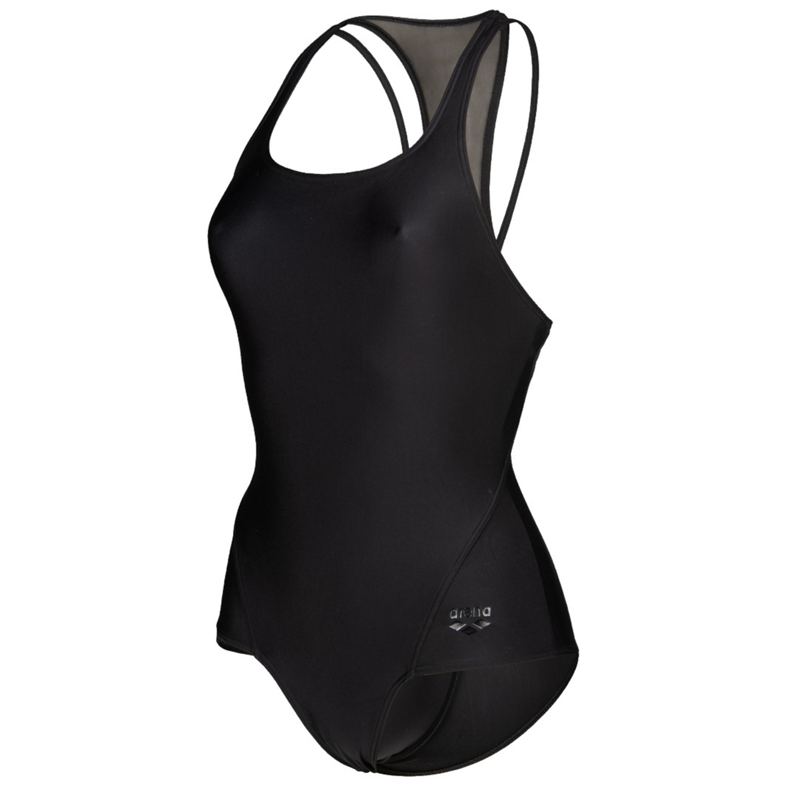 Arena Arena Water Touch Swimsuit Power Back Badeanzug Damen, schwarz, Grösse: D 44