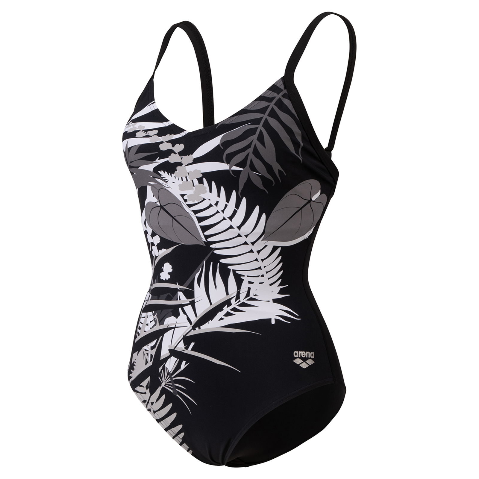 Arena W Bodylift Swimsuit Lucy Lightcross Figurformender Badeanzug Damen, schwarz, Grösse: D 40