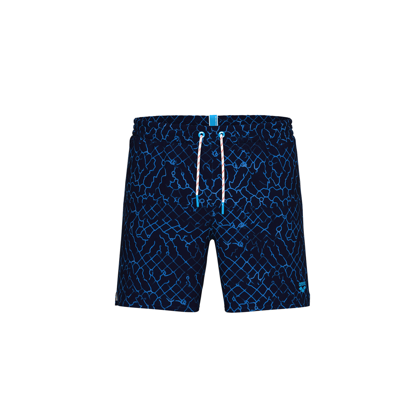 Arena M Beach Boxer Allover Beach Short Herren, blau, Grösse: XL