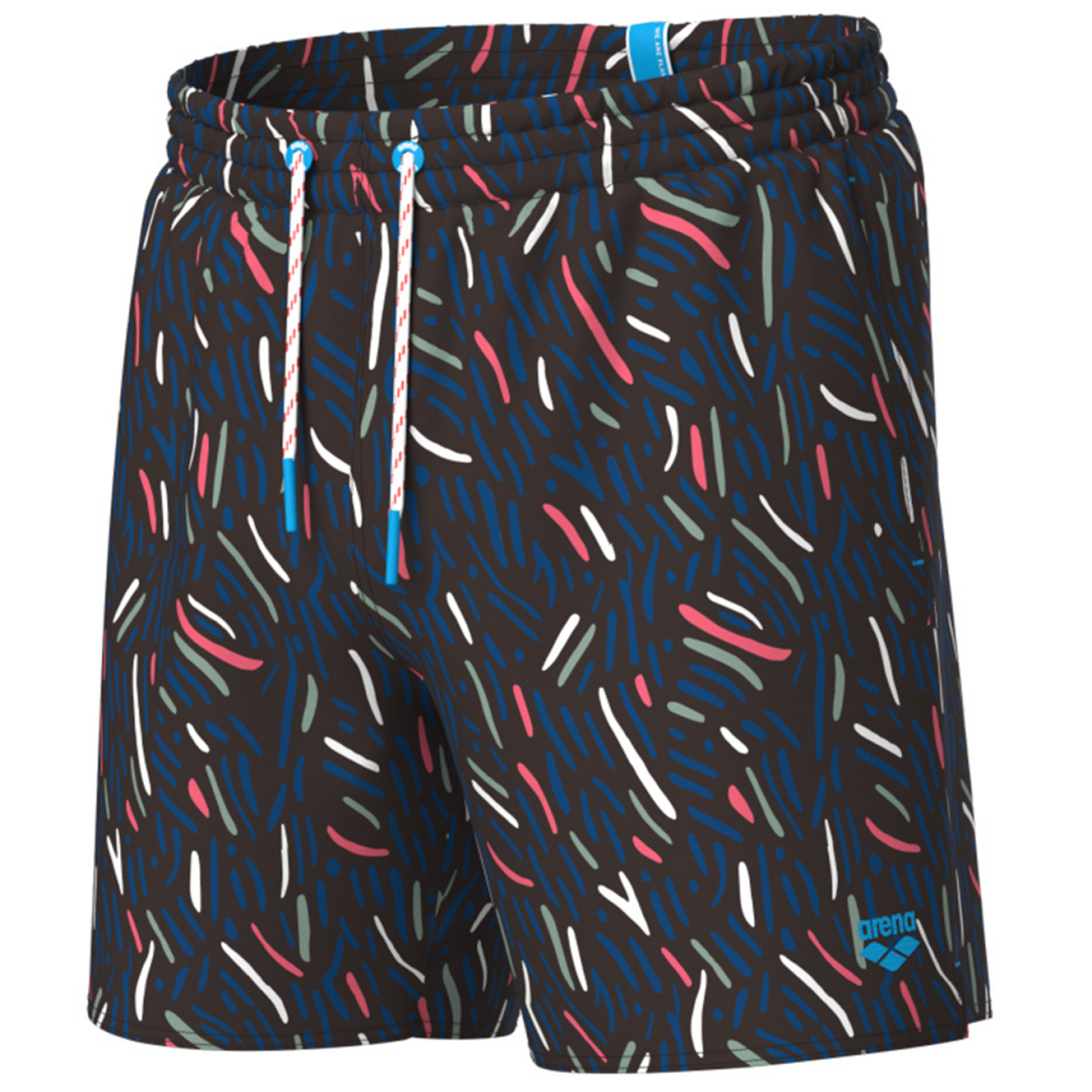 Arena M Beach Boxer Allover Beach Short Herren, schwarz, Grösse: 3XL