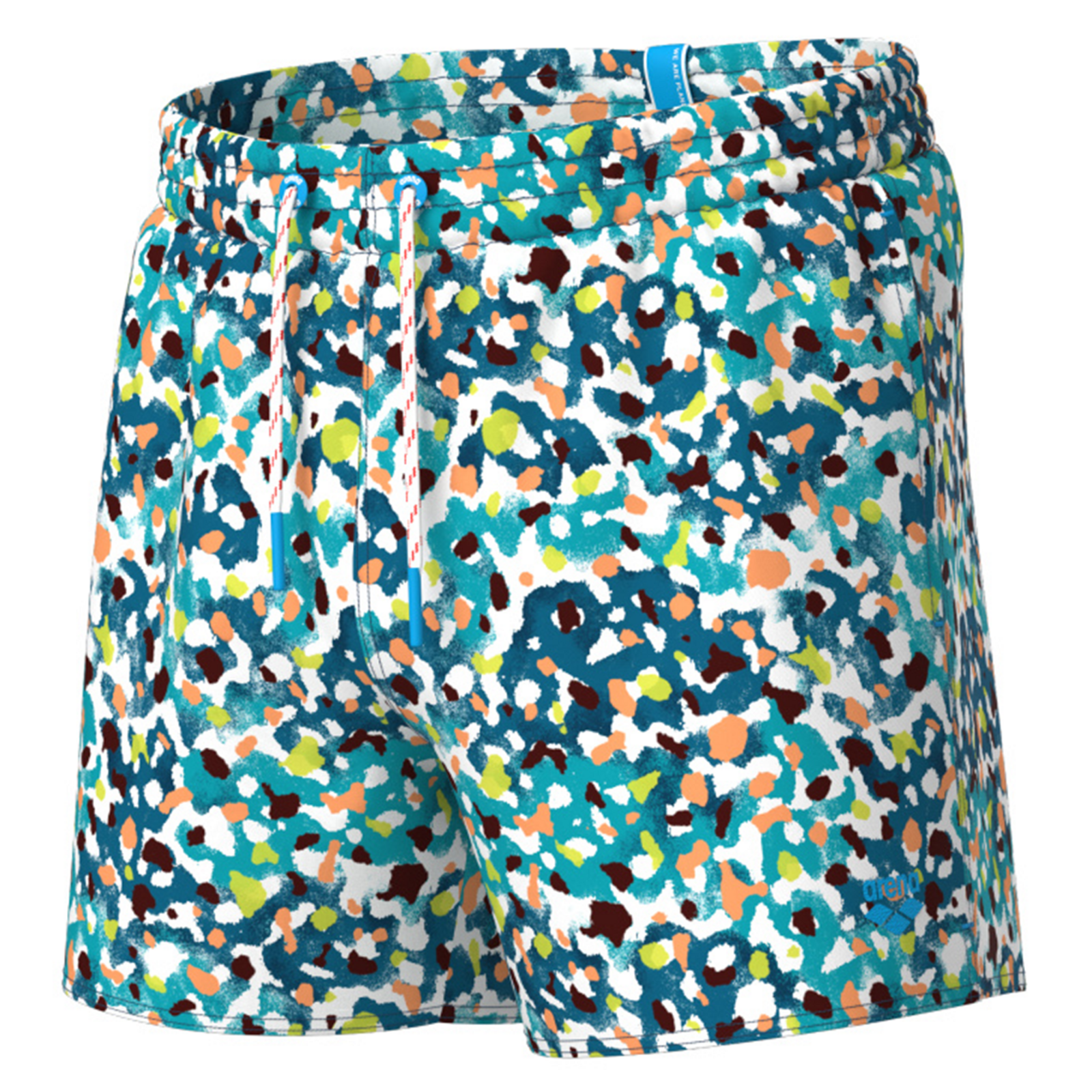 Arena M Beach Short Allover Beach Short Herren, mehrfarbig, Grösse: M