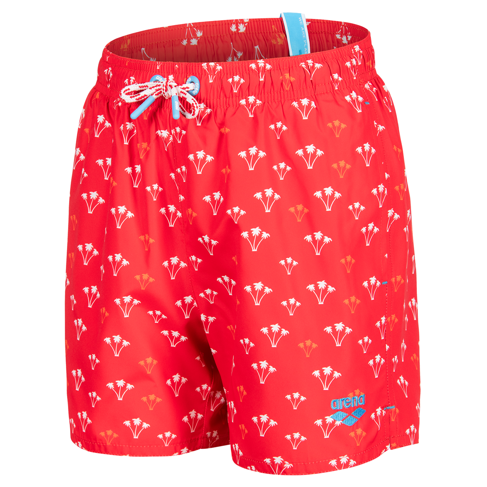 Image of Arena B Beach Boxer Allover Beach Short Jungen, rot, Grösse: 116