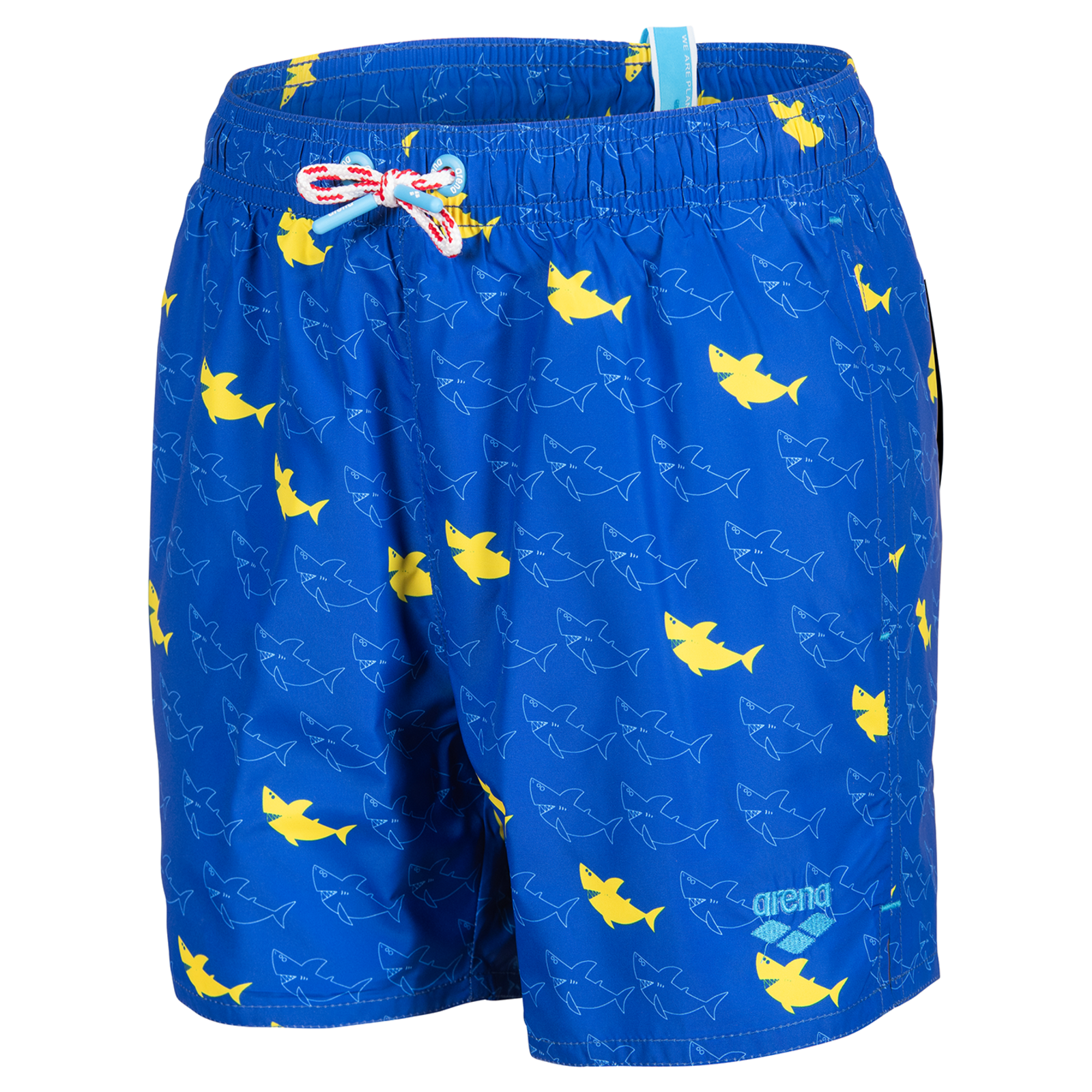 Image of Arena B Beach Boxer Allover Beach Short Jungen, blau, Grösse: 116