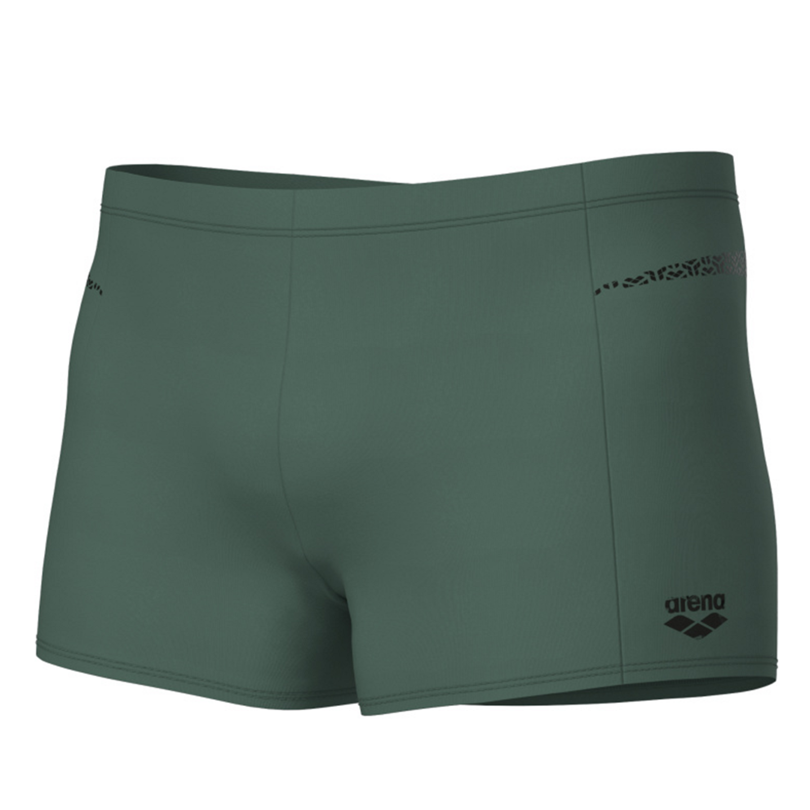 Arena M Arena Pro_File Swim Short Graphic Swim Short Herren, grün, Grösse: D 7