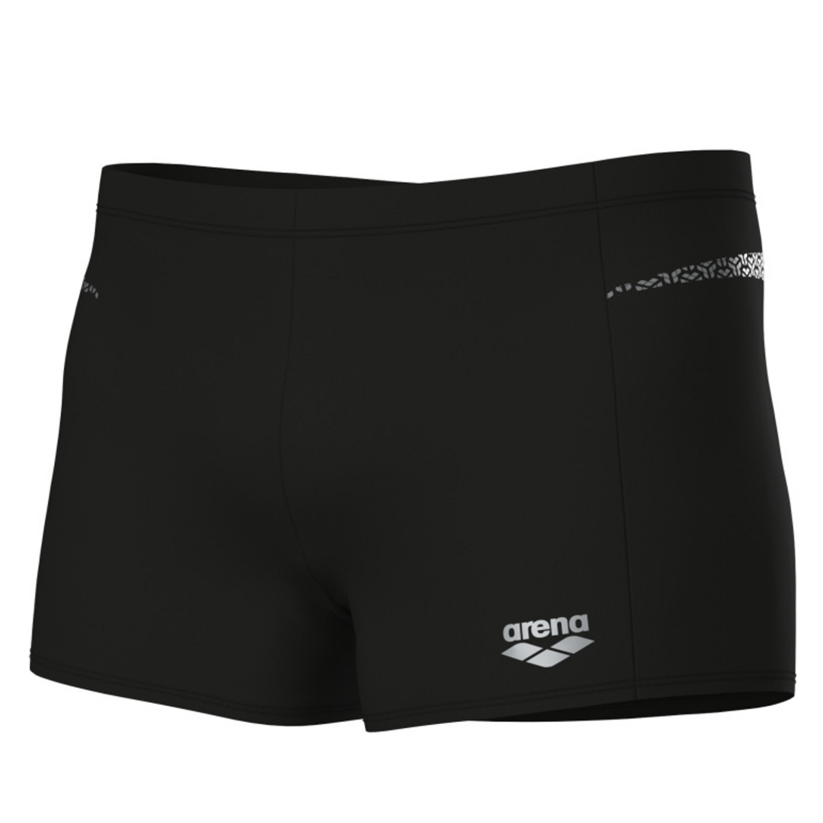 Arena M Arena Pro_File Swim Short Graphic Swim Short Herren, schwarz, Grösse: D 7