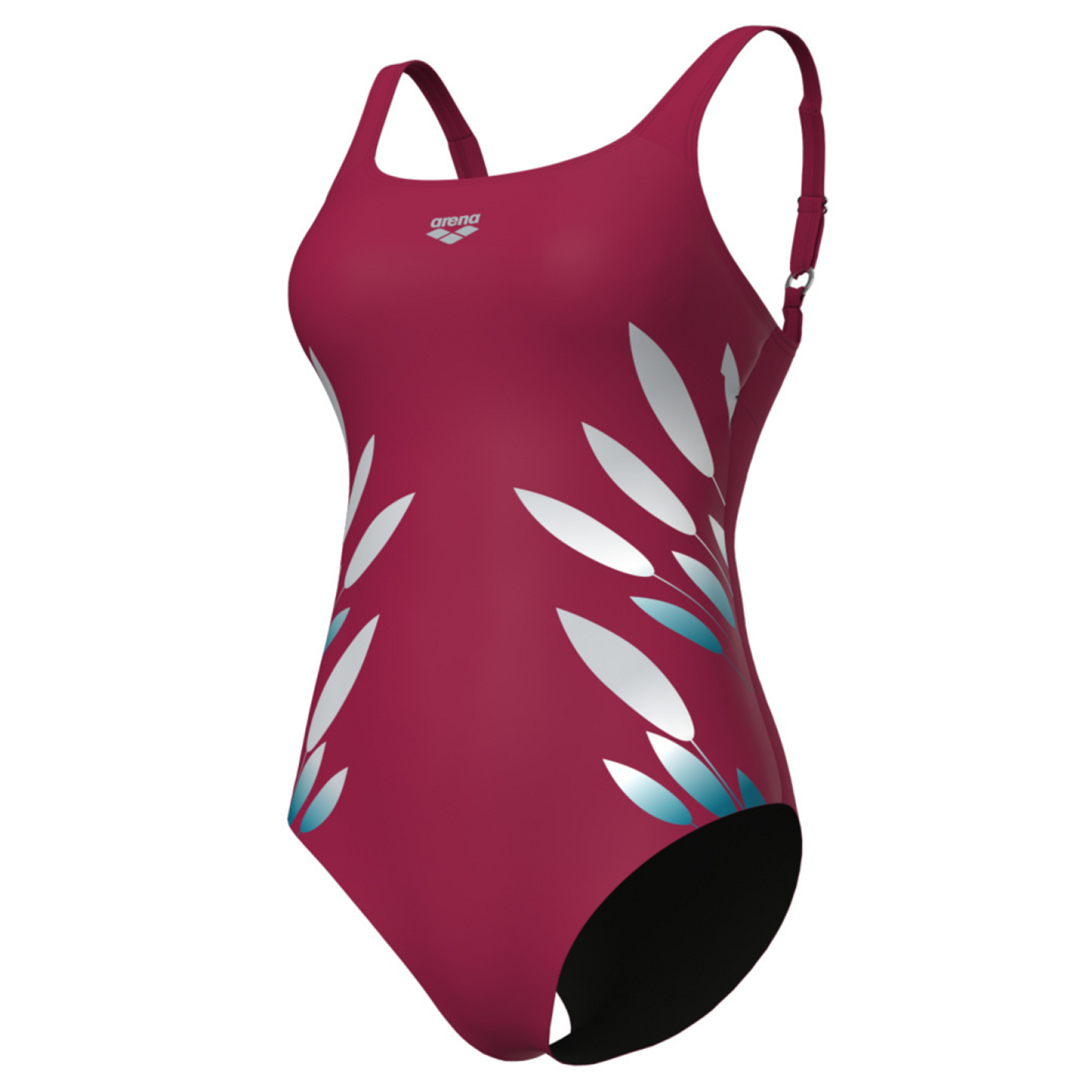 Arena W Arena Swimsuit Marta Wing Back C Cup Figurformender Badeanzug Damen, rot, Grösse: D 48
