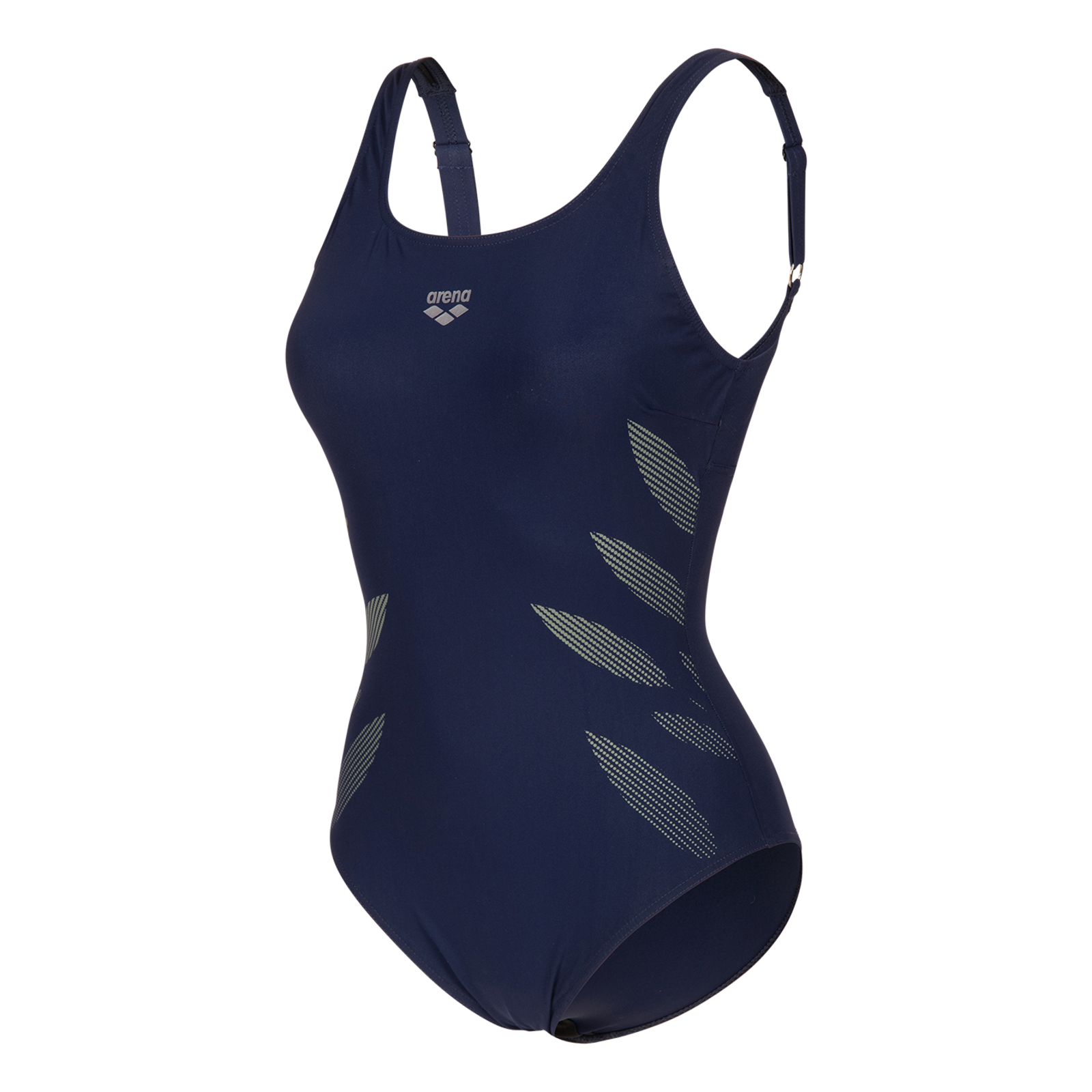 Image of Arena W Arena Swimsuit Milena Wing Back C Cup Figurformender Badeanzug Damen, blau, Grösse: D 36