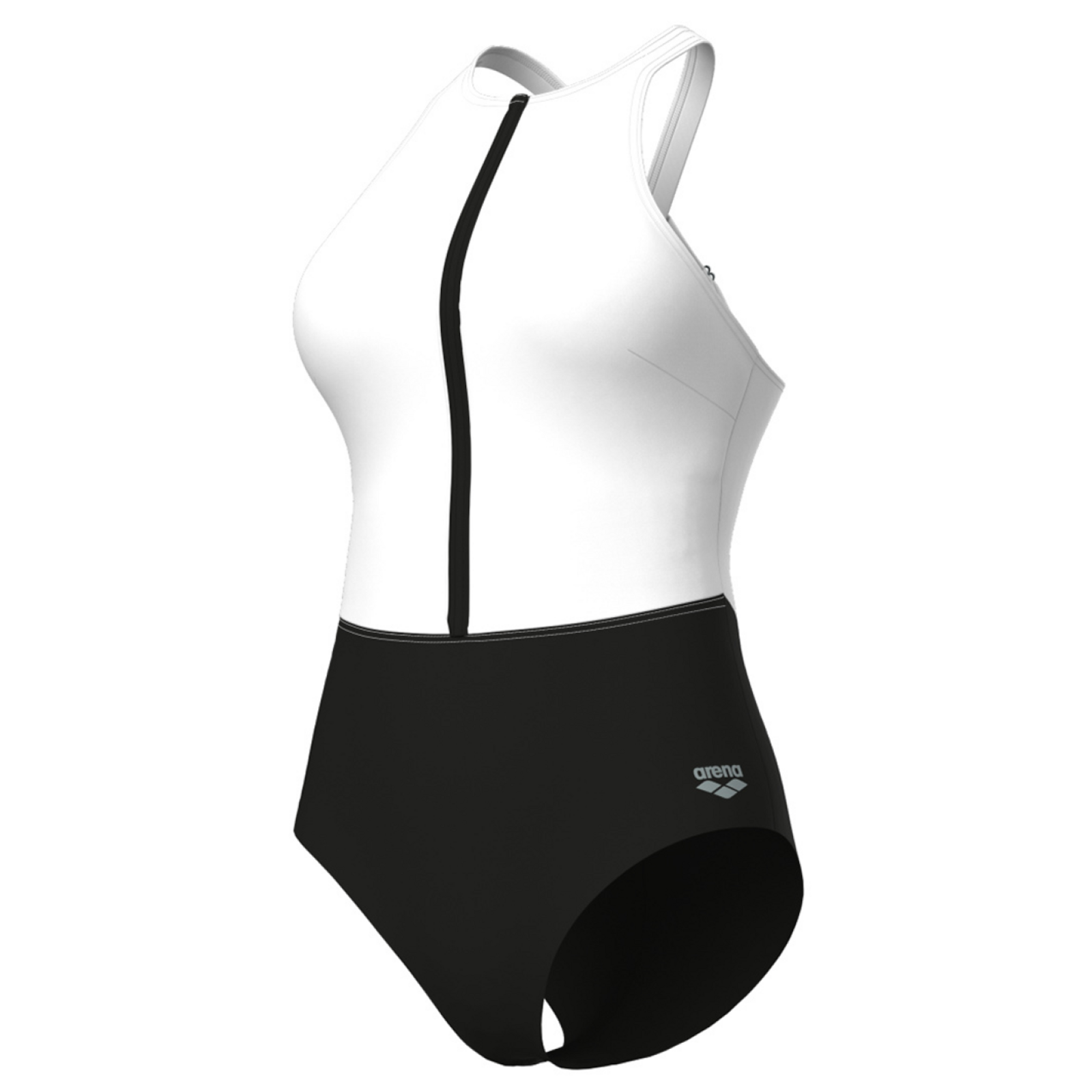 Arena W Arena Swimsuit Silvia Cross Back C Cup Figurformender Badeanzug Damen, mehrfarbig, Grösse: D 48