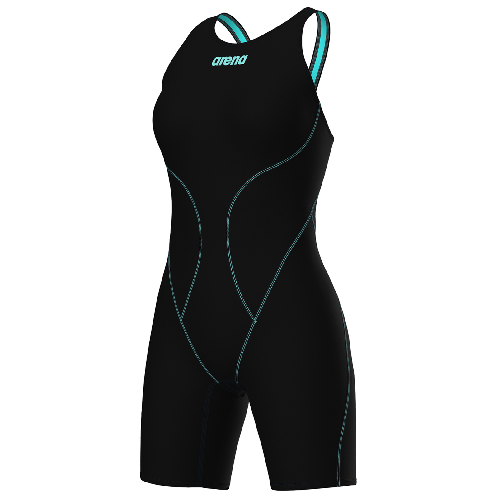 Arena W Powerskin Impulso Ob Wettkampfanzug Damen, schwarz, Grösse: D 28