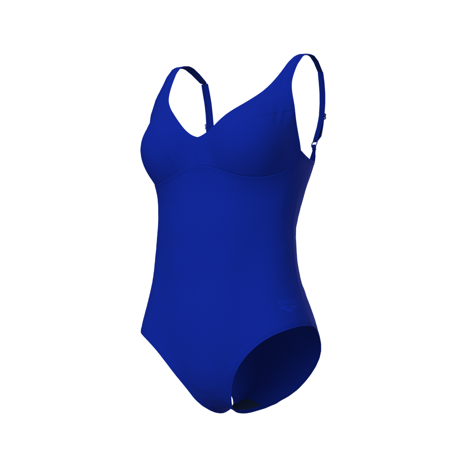 Arena W Arena Swimsuit Victoria U Back Solid Badeanzug Damen, blau, Grösse: D 36