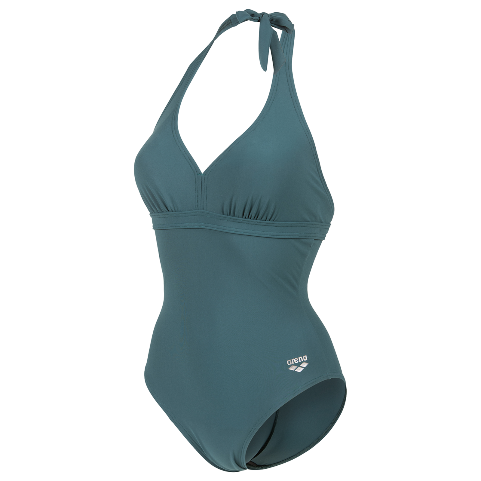 Arena W Arena Swimsuit Alessia Clip Back Figurformender Badeanzug Damen, blau, Grösse: D 38