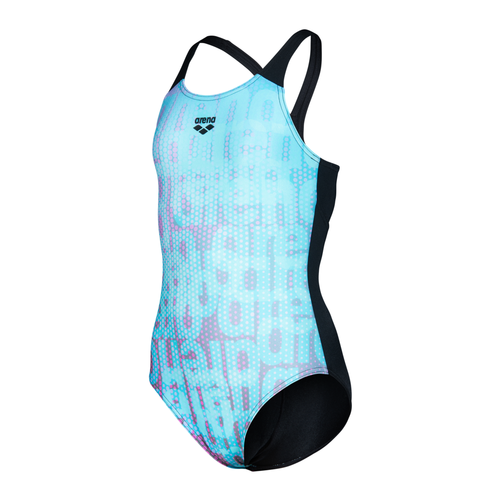 Arena G Arena Multi Colours Swimsuit V Back Badeanzug Mädchen, mehrfarbig, Grösse: 140
