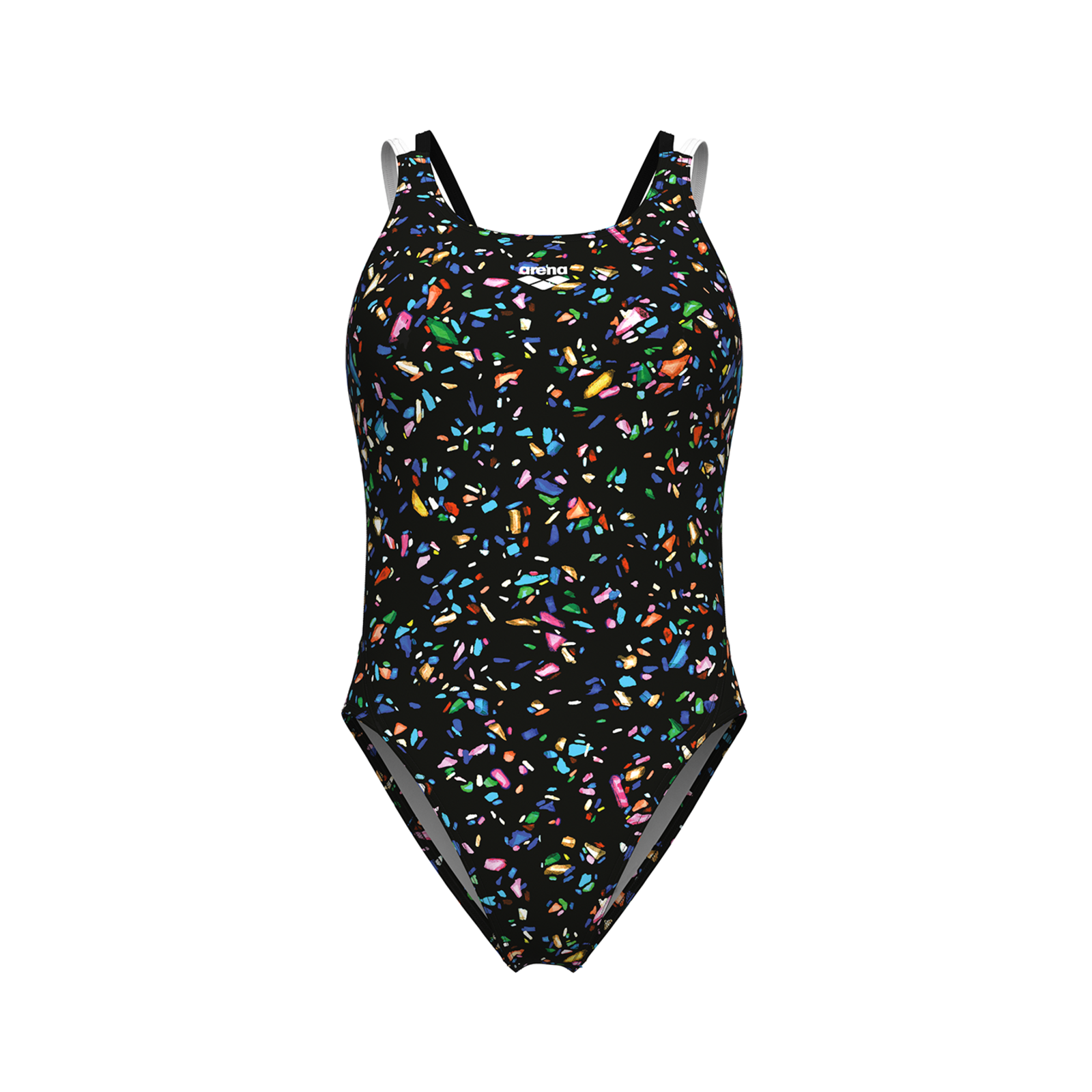 Arena W Arena Confetti Swimsuit Swim Tech Multi Badeanzug Damen, mehrfarbig, Grösse: D 42