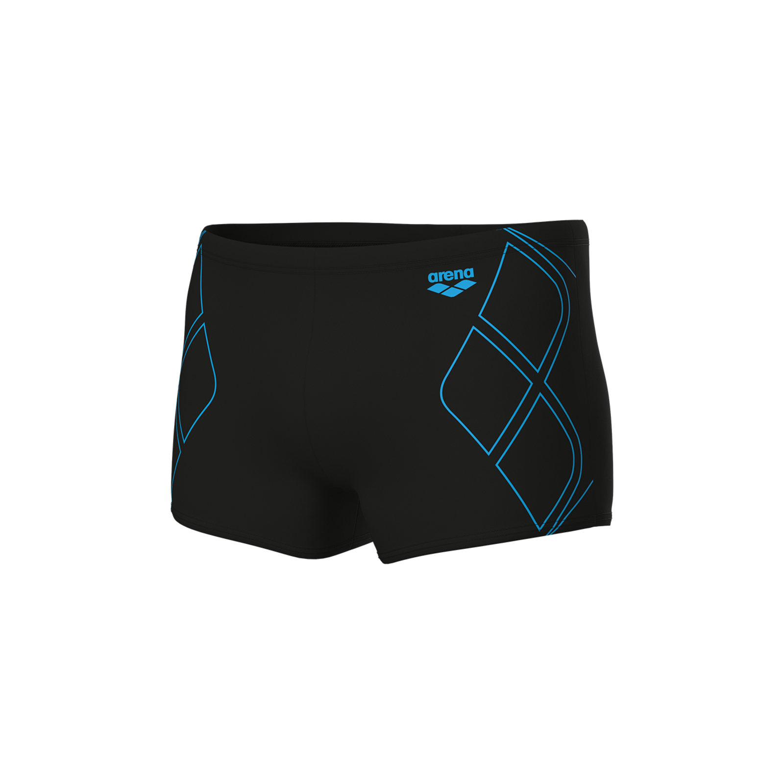 Arena M Arena Graphic Swim Short Swim Short Herren, schwarz, Grösse: D 4