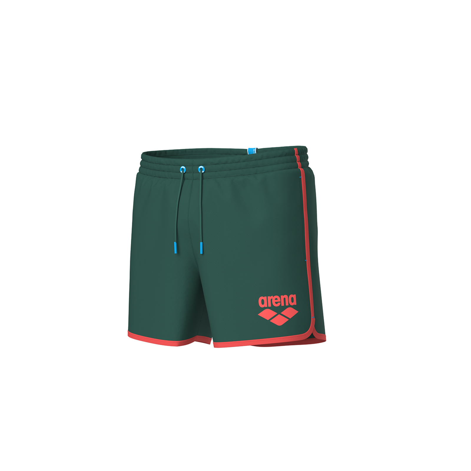 Arena M Arena Big Logo Borders Beach Short Herren, grün, Grösse: M