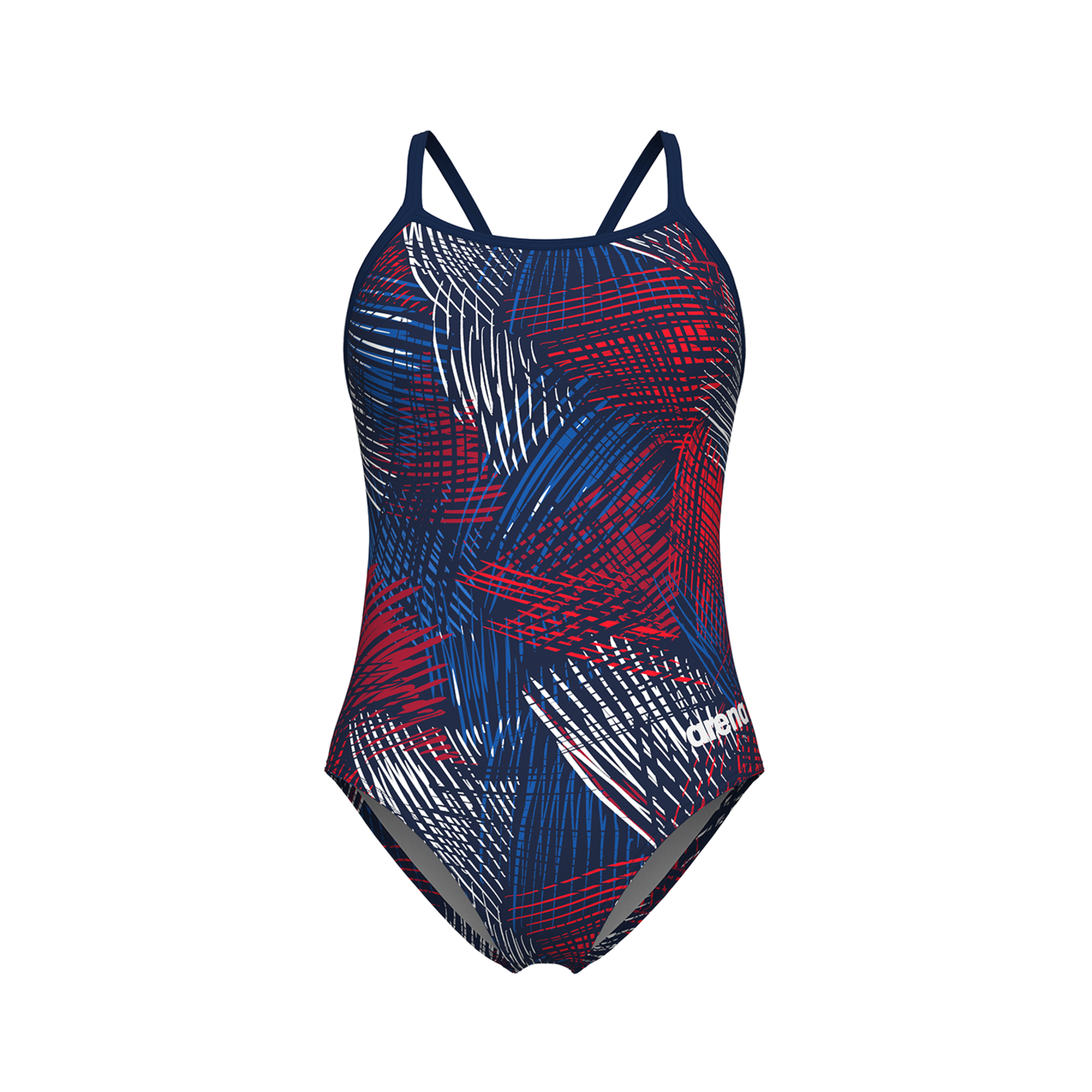 Arena W Arena Team Energy Swimsuit Lightdrop Back Badeanzug Damen, mehrfarbig, Grösse: D 42