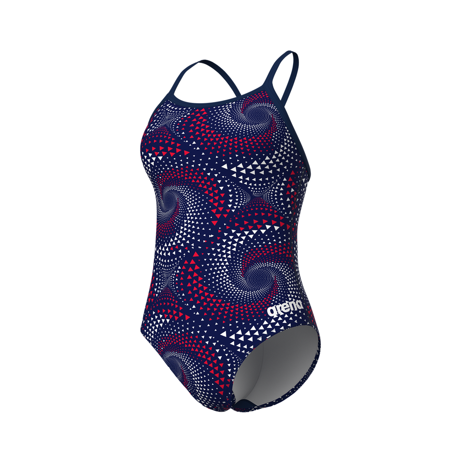 Arena W Arena Fireflow Swimsuit Lightdrop Back Badeanzug Damen, blau, Grösse: D 42