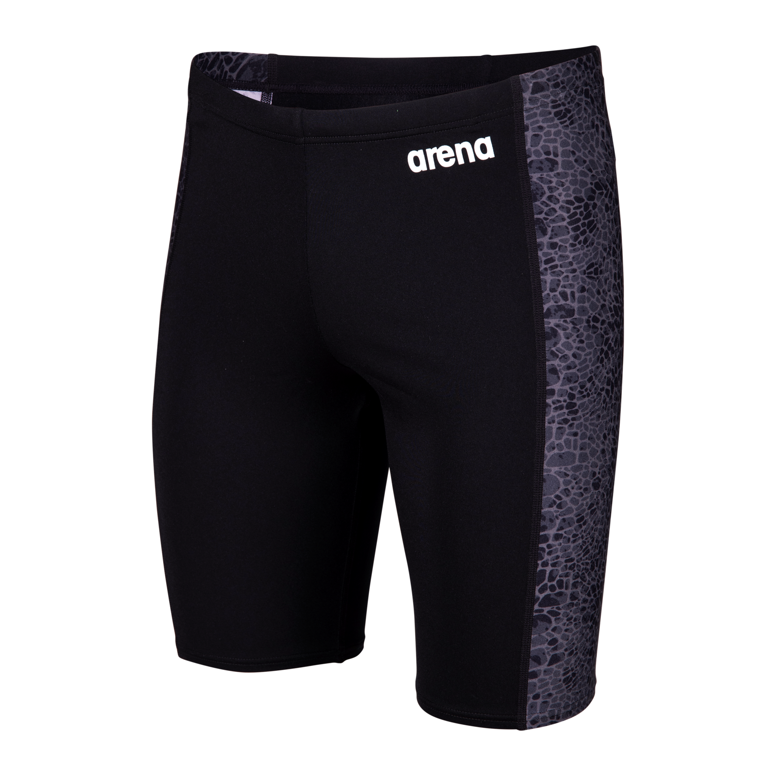 Arena M Arena Snakeskin Swim Jammer Swim Jammer Herren, schwarz, Grösse: D 4