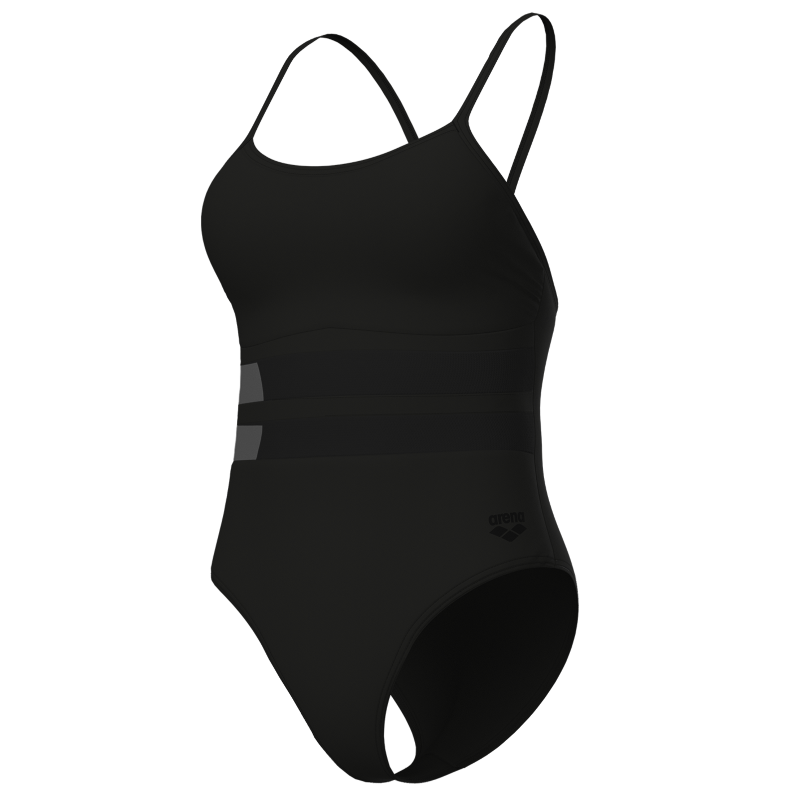 Image of Arena W Arena Mesh Equals Swimsuit Back B Badeanzug Damen, schwarz, Grösse: D 34