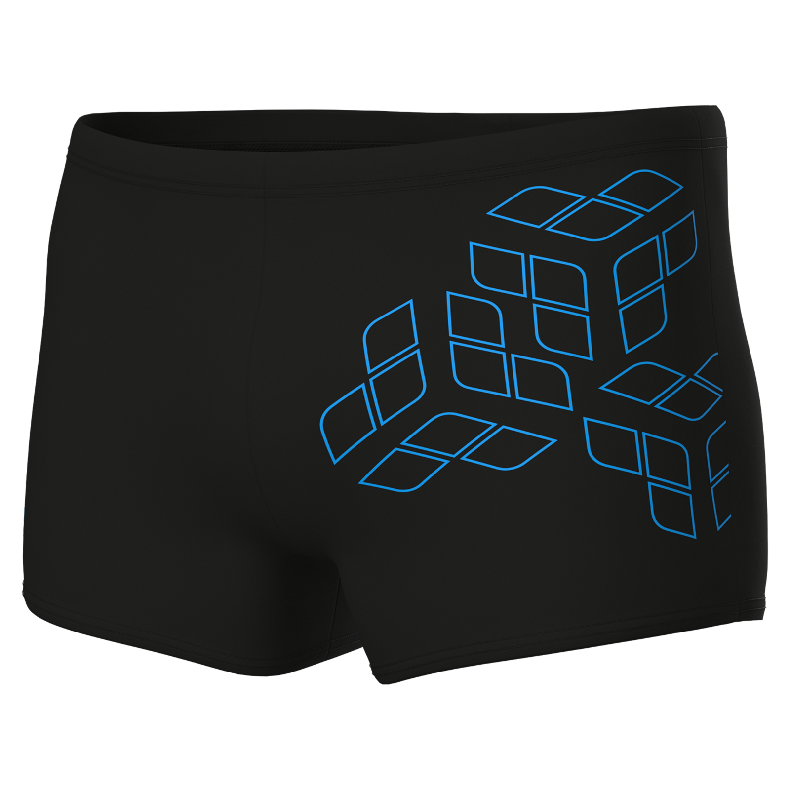 Arena M Arena Kikko Graphic Swim Short Swim Short Herren, schwarz, Grösse: D 4
