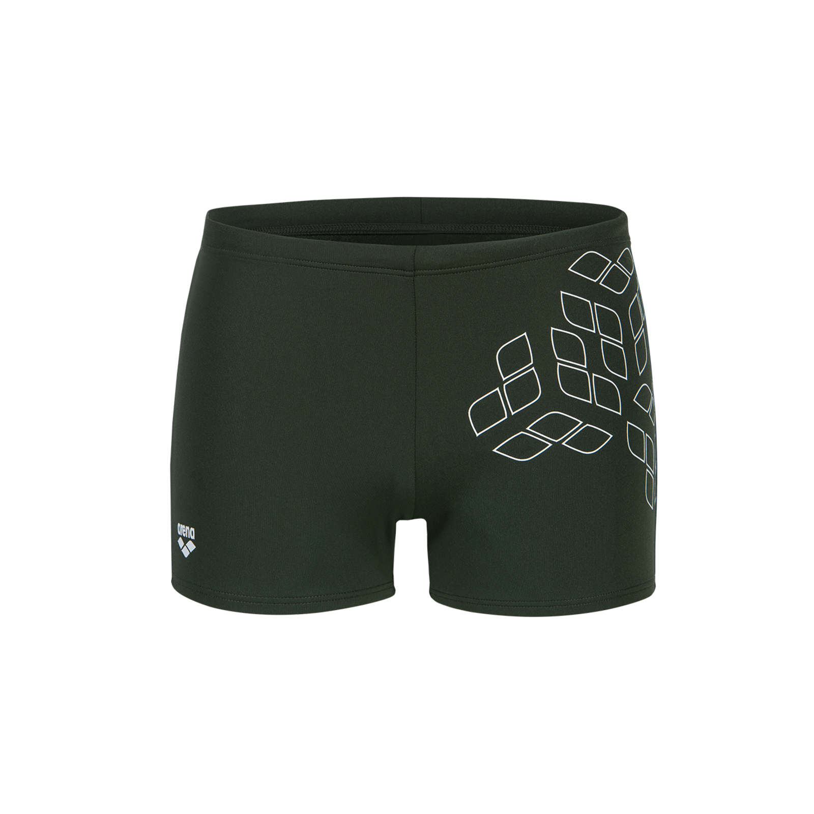 Arena M Arena Kikko Graphic Swim Short Swim Short Herren, grün, Grösse: D 10