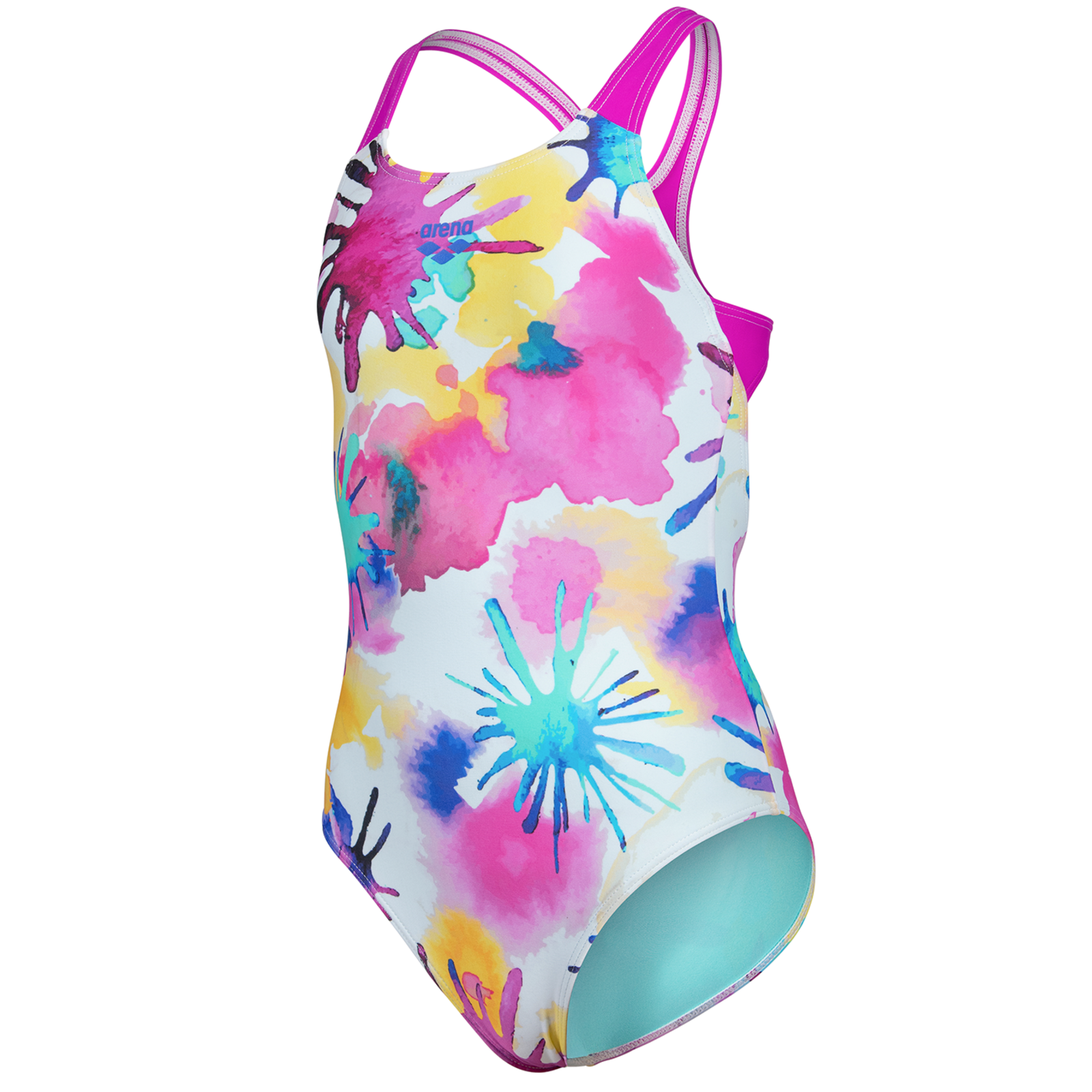 Arena G Arena Spraying Swimsuit Swim Pro Back Badeanzug Mädchen, mehrfarbig, Grösse: 152