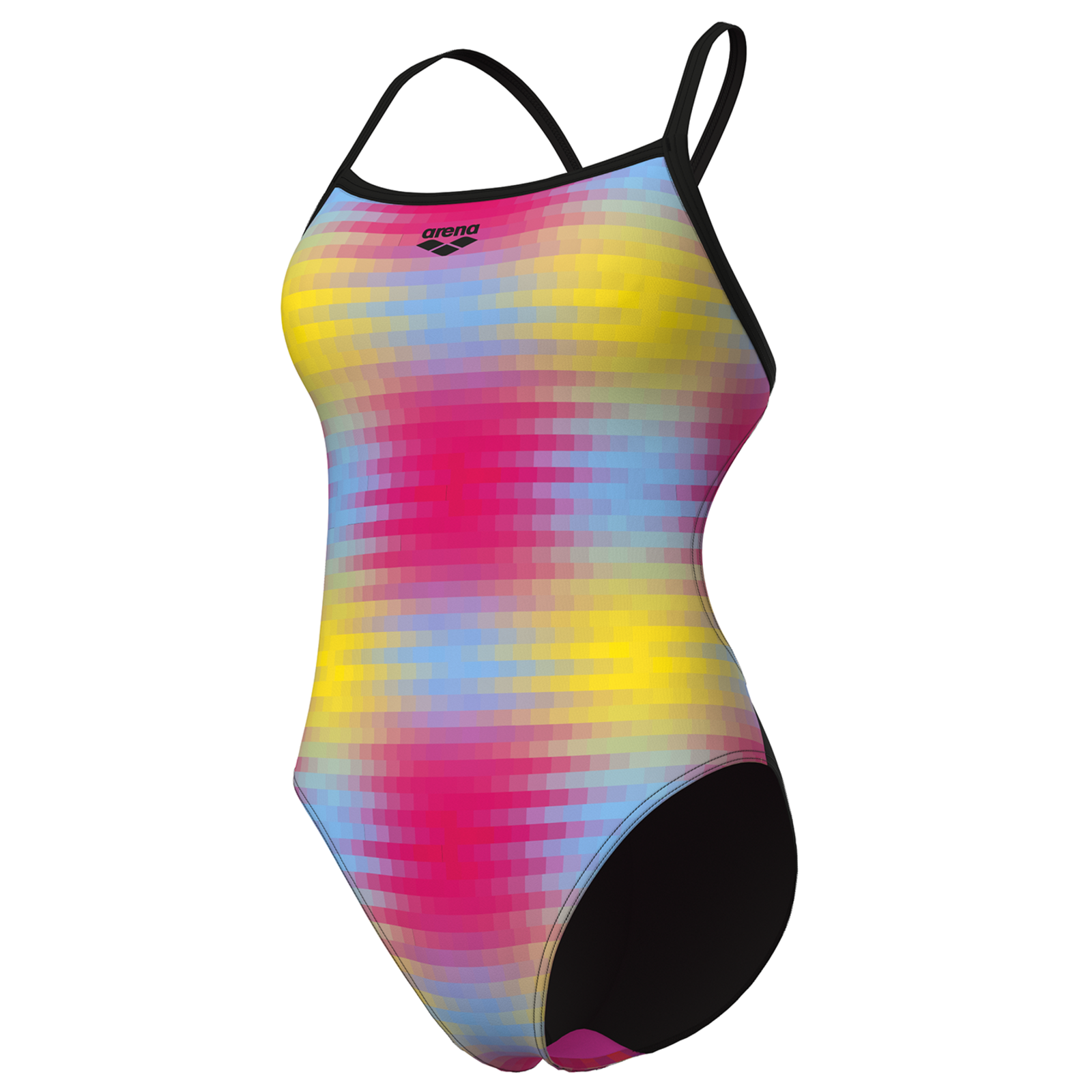 Image of Arena W Arena Gradient Swimsuit Challenge Back Badeanzug Damen, mehrfarbig, Grösse: D 34